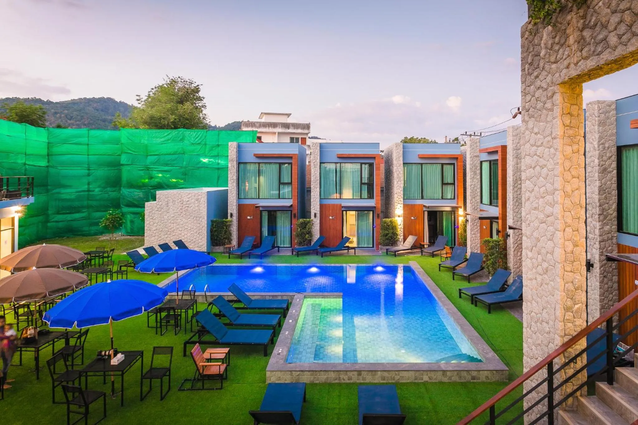 Swimming pool in Peace Blue Naiharn Naturist Resort Phuket SHA Extra Plus