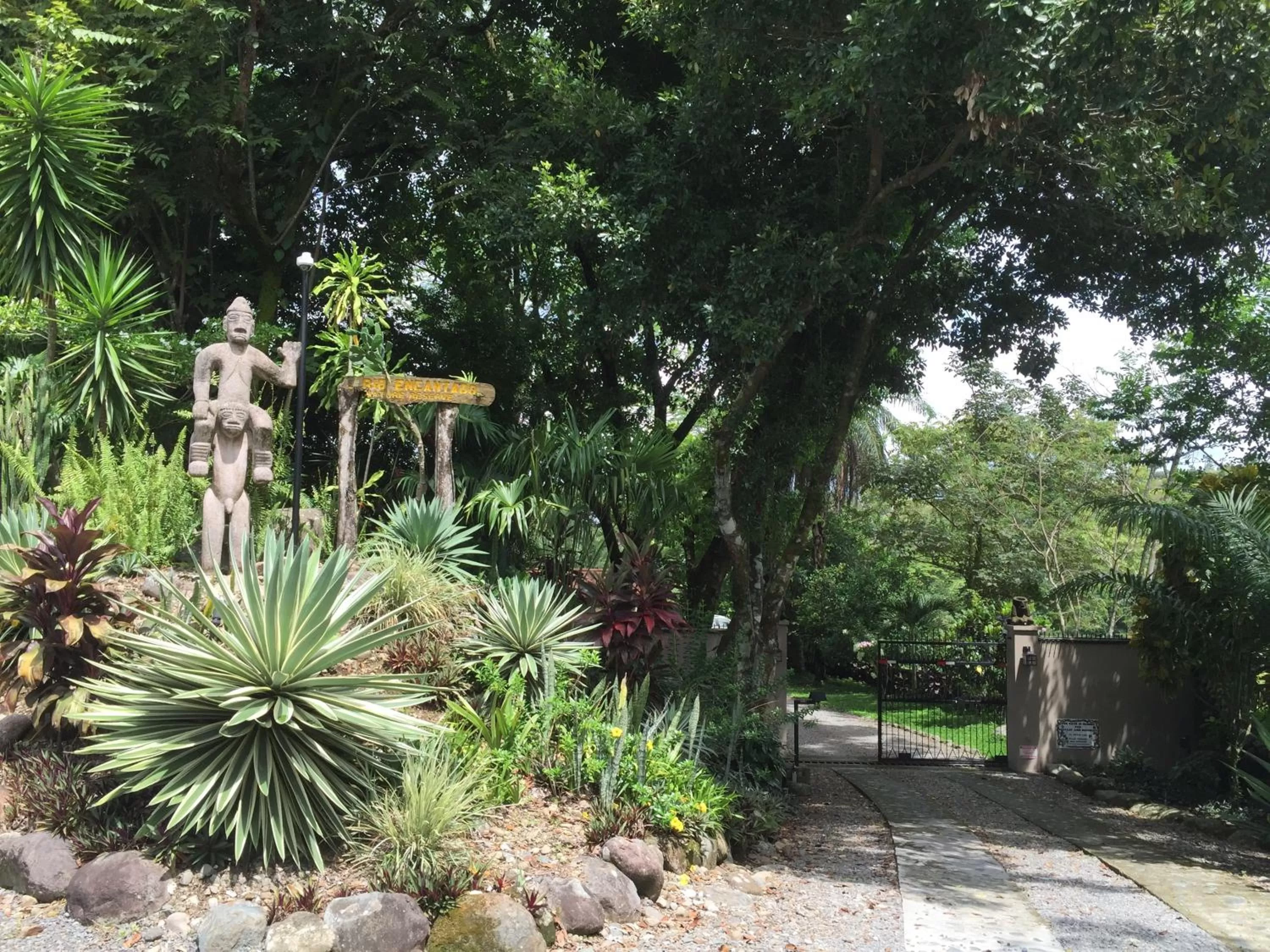 Lobby or reception in Cabanas Rio Encantado