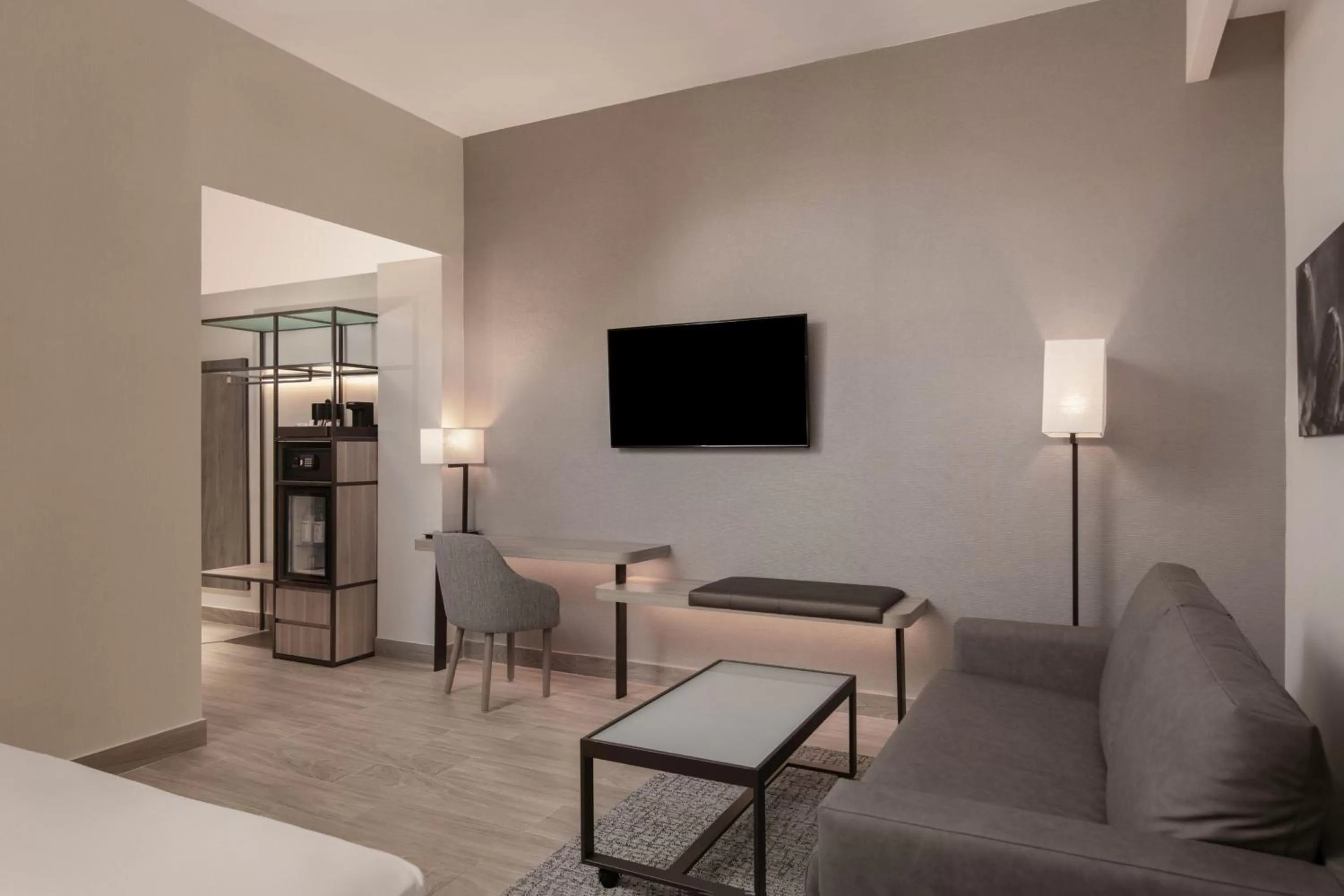 Swimming pool, Bed in AC Hotel by Marriott Punta Cana