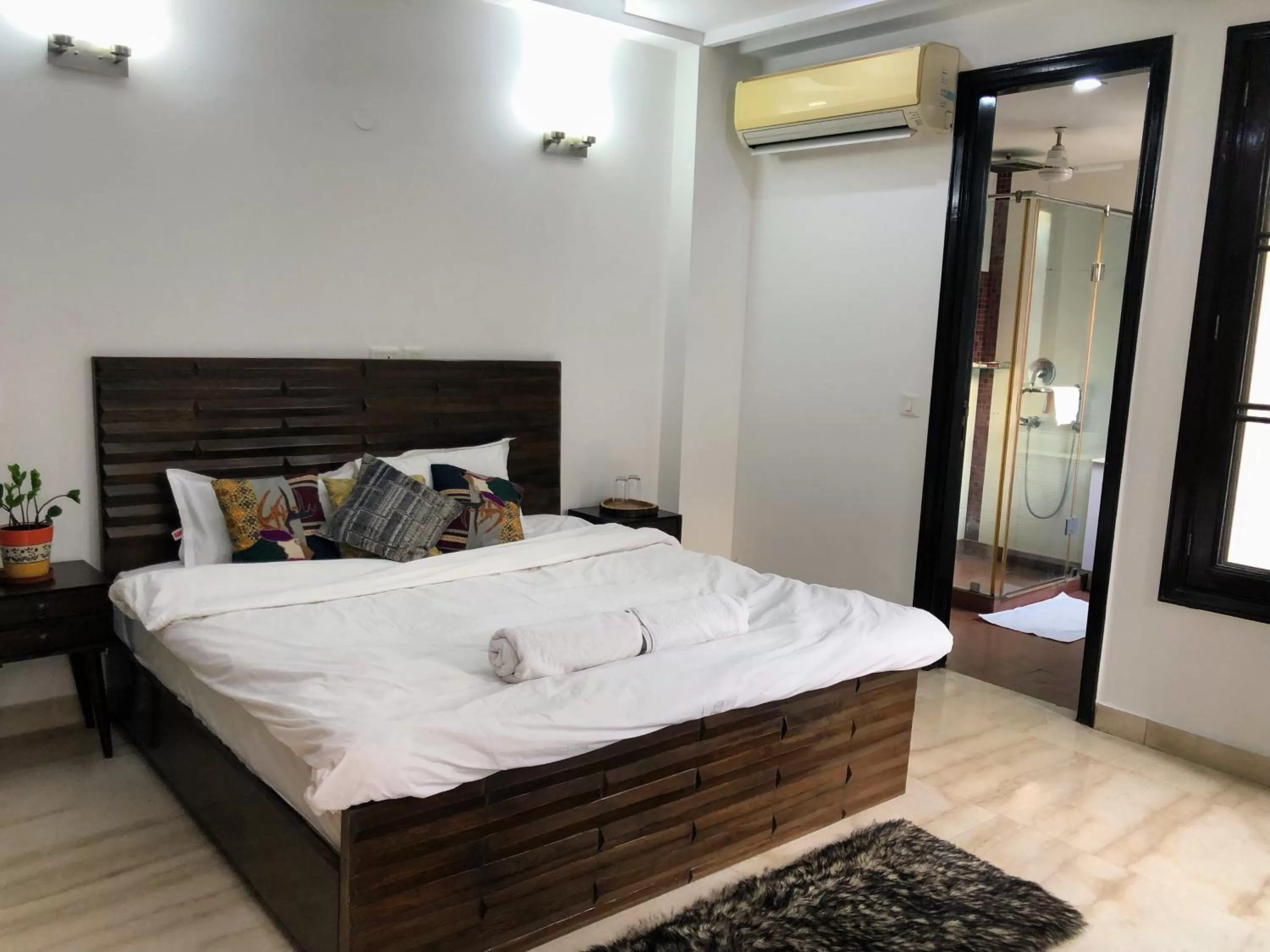 Bedroom, Bed in Avatar Living @Safdarjung Enclave