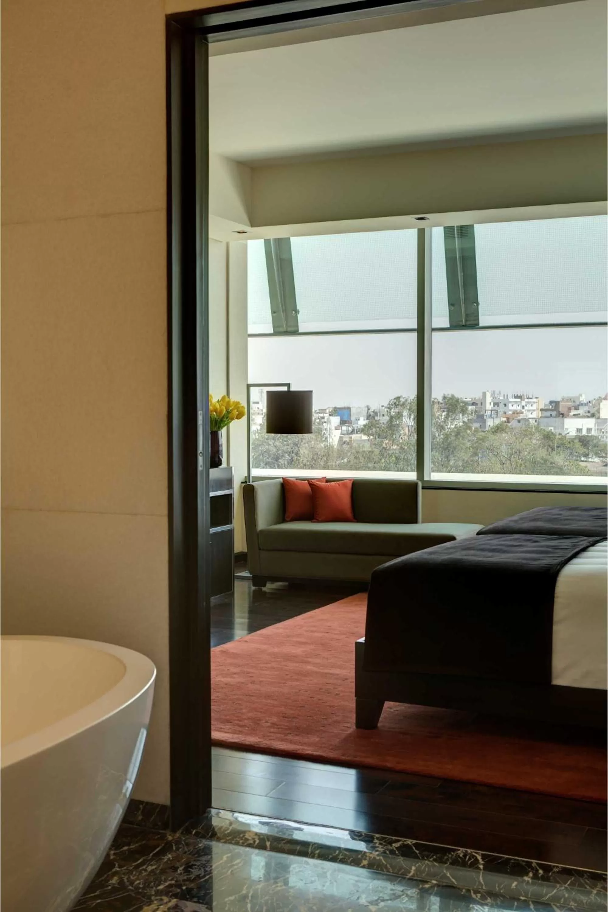 Bed in Park Hyatt Hotel and Residences, Hyderabad