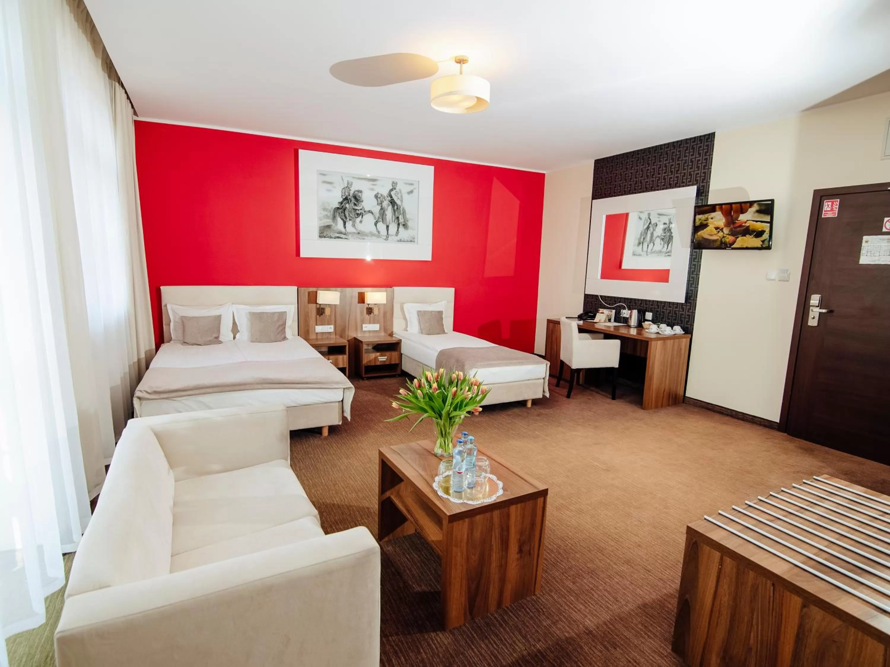 TV and multimedia, Bed in Hotel Zamek Gniew