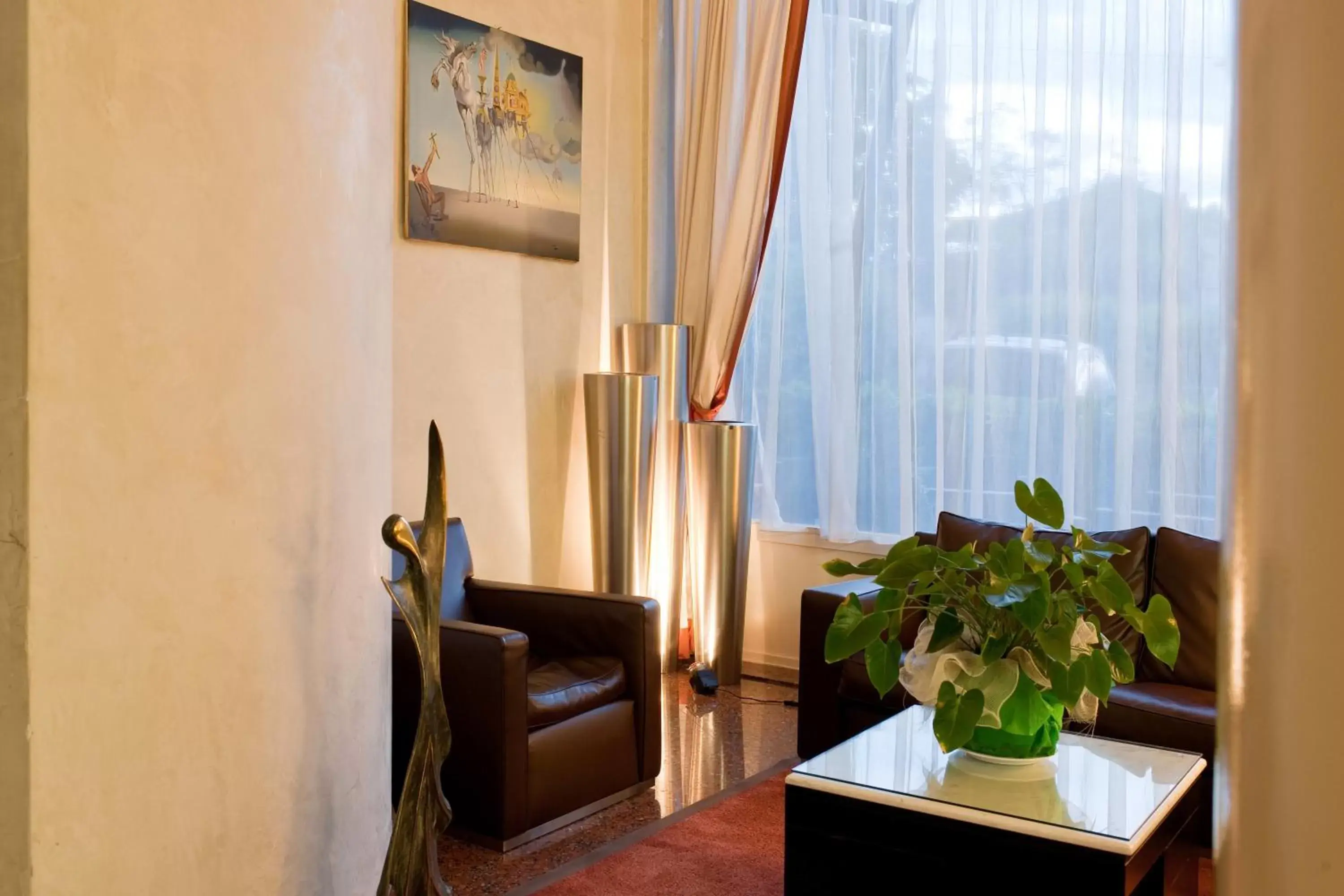 Lobby or reception, TV/Entertainment Center in Hotel San Pietro