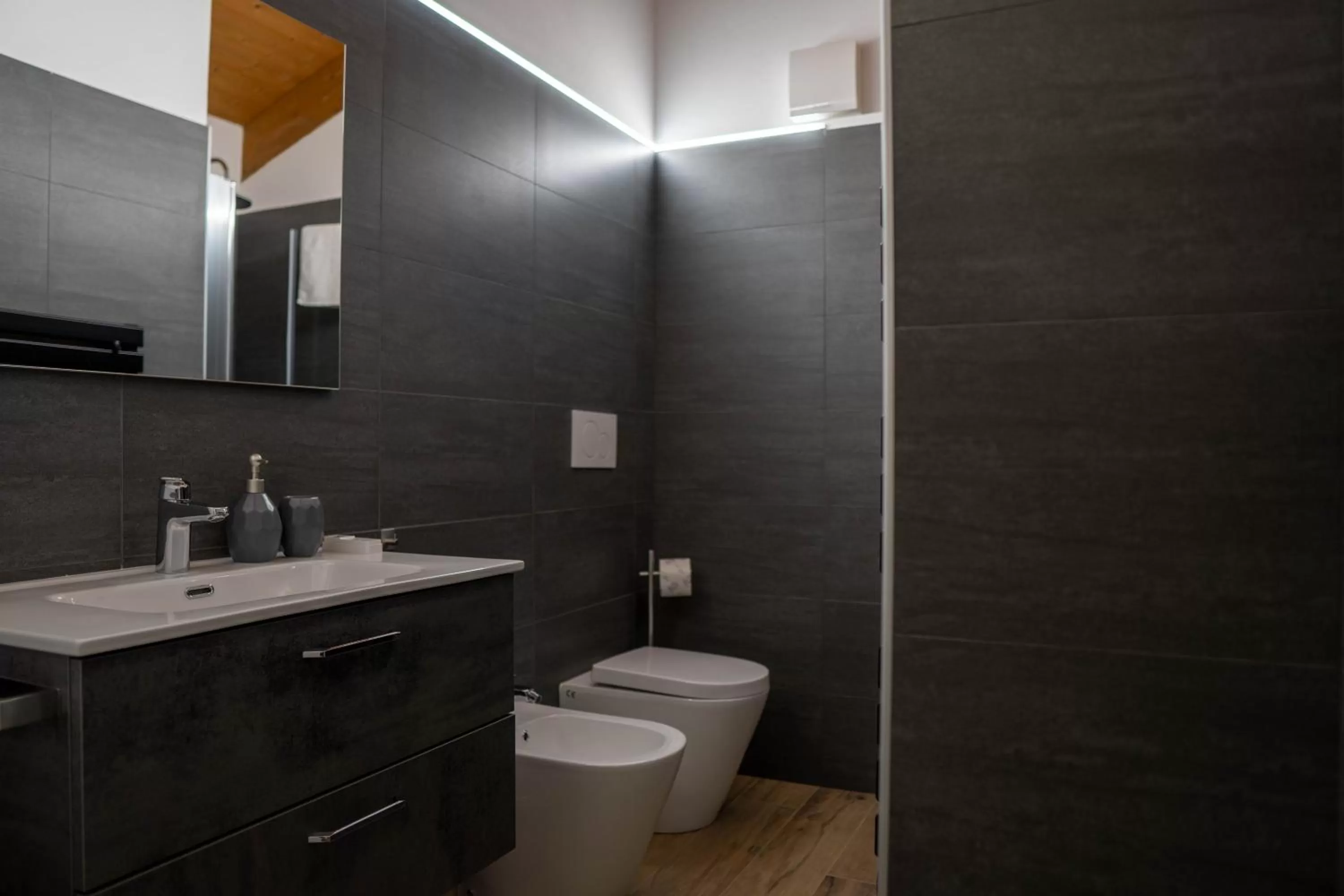 Bathroom in Residence Le Palme