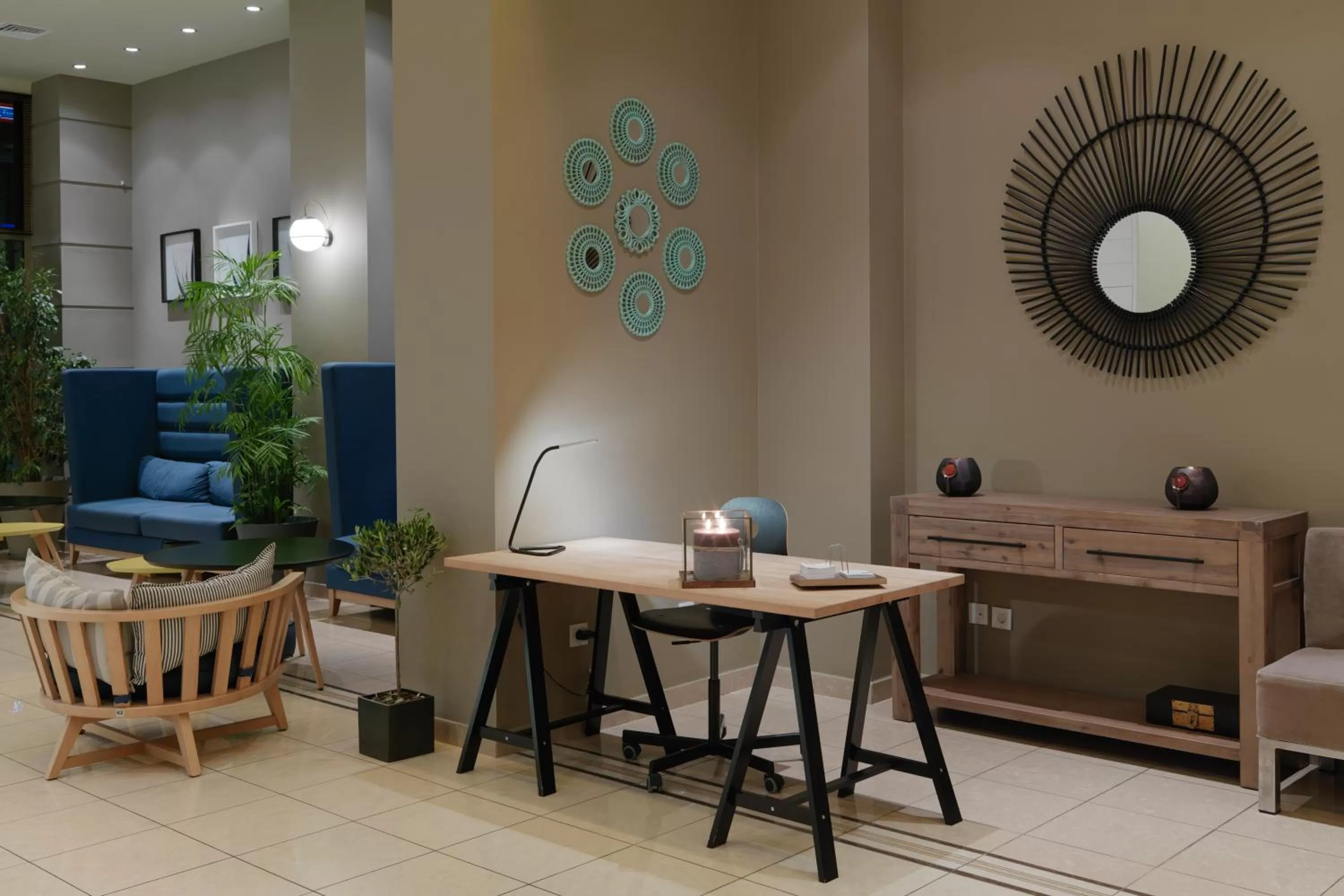 Decorative detail in Hotel Avra by Smile hotels - Free Airport Shuttle