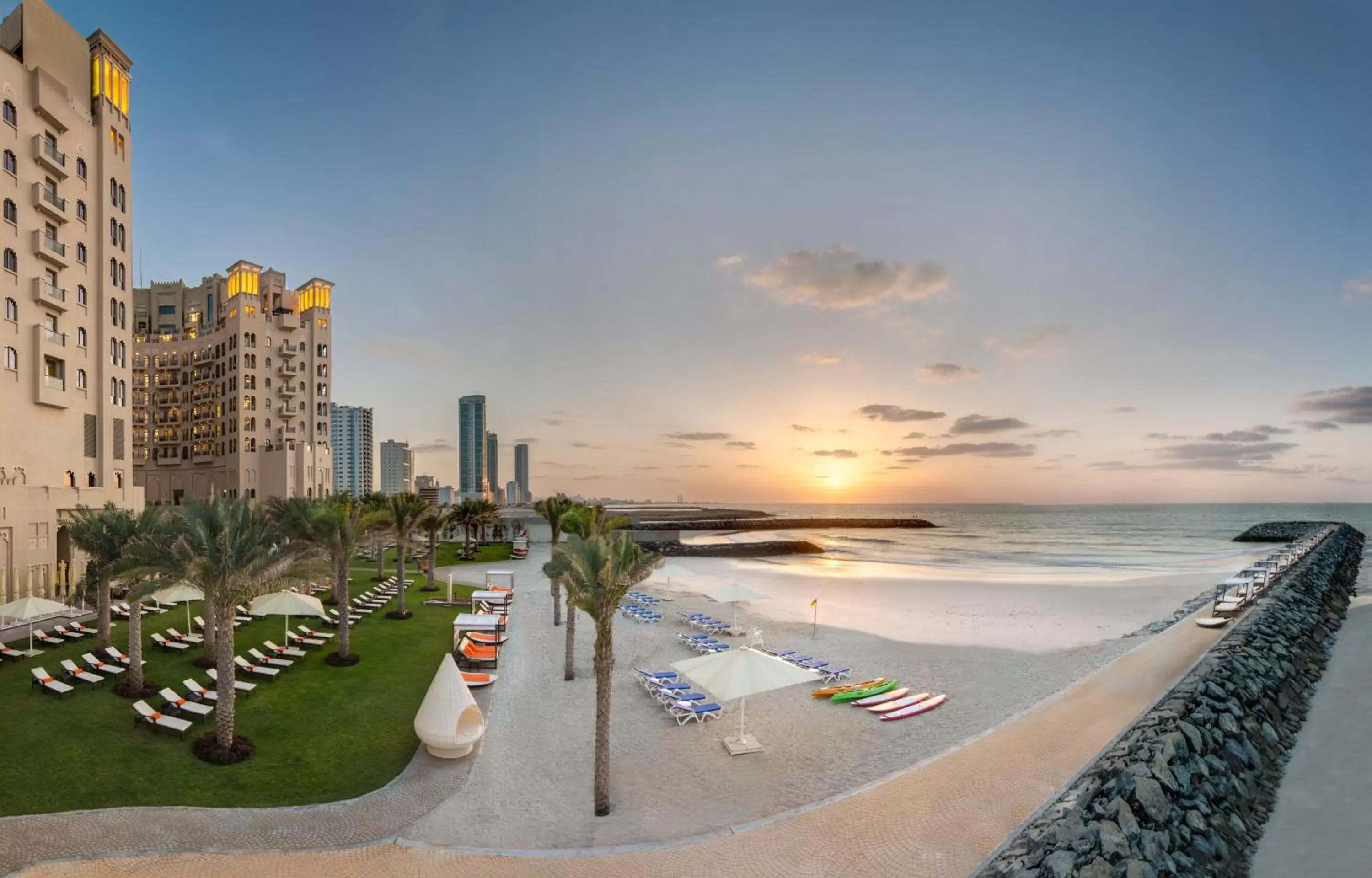 Beach in Bahi Ajman Palace Hotel