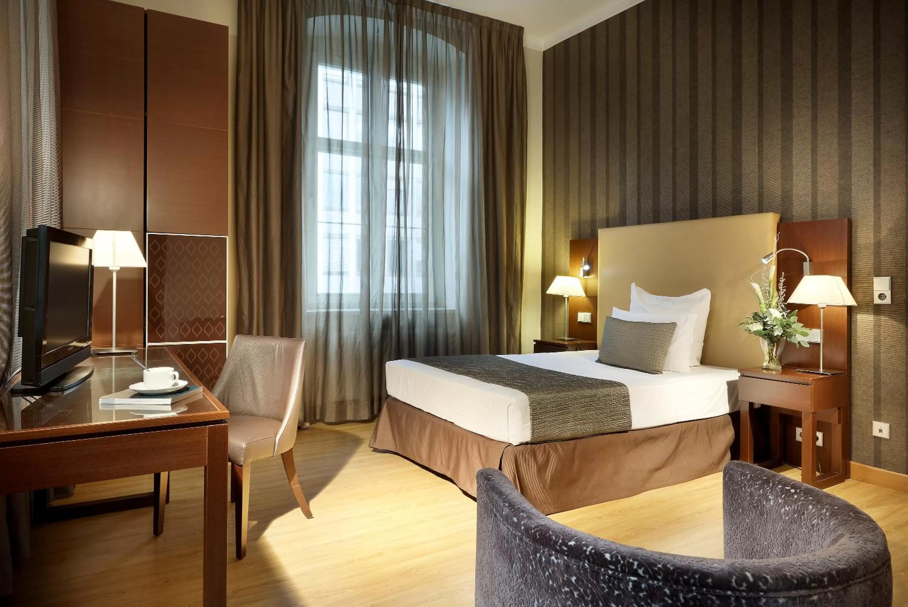 Bed in Eurostars Park Hotel Maximilian