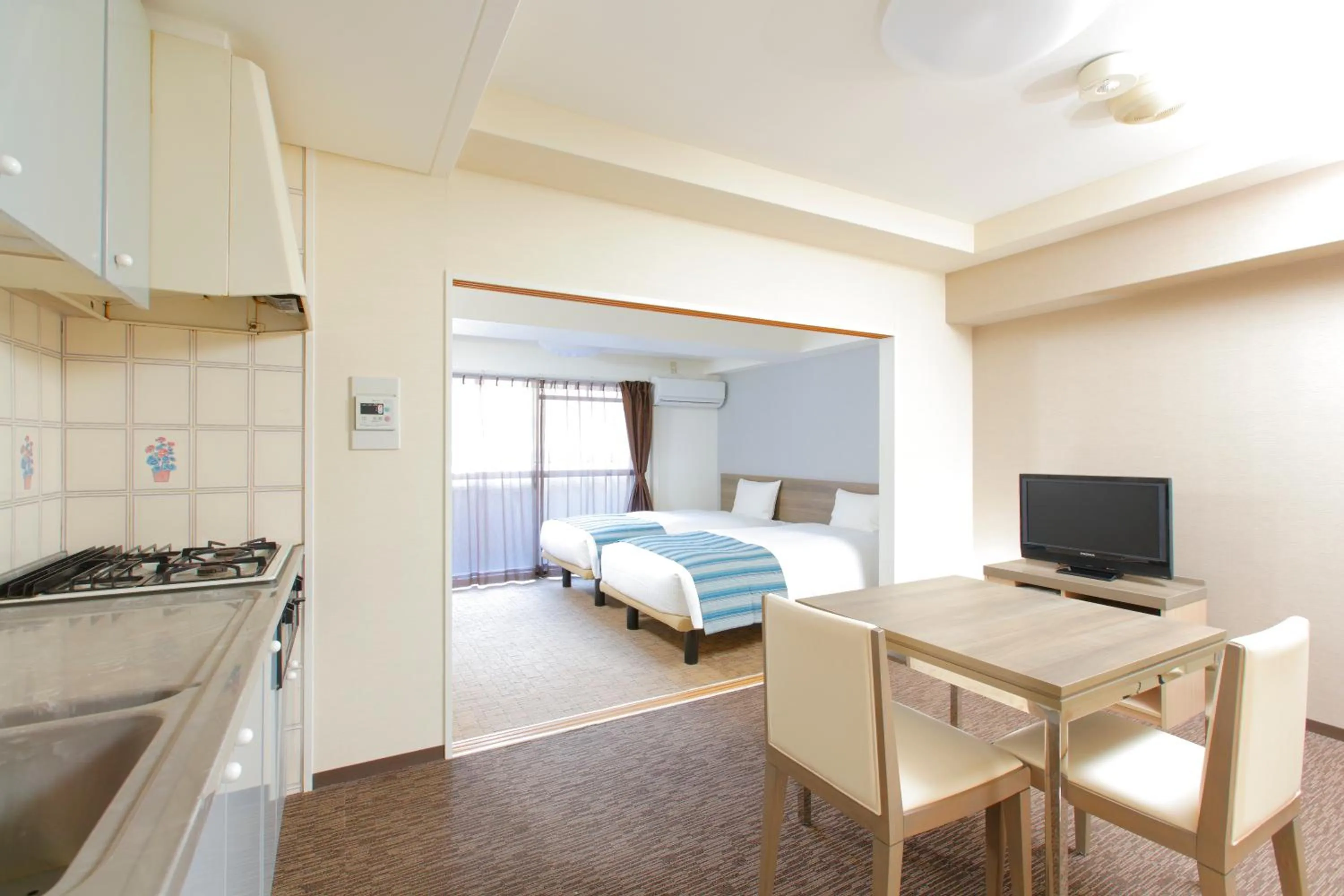 Photo of the whole room, Bed in HOTEL MYSTAYS Otemae