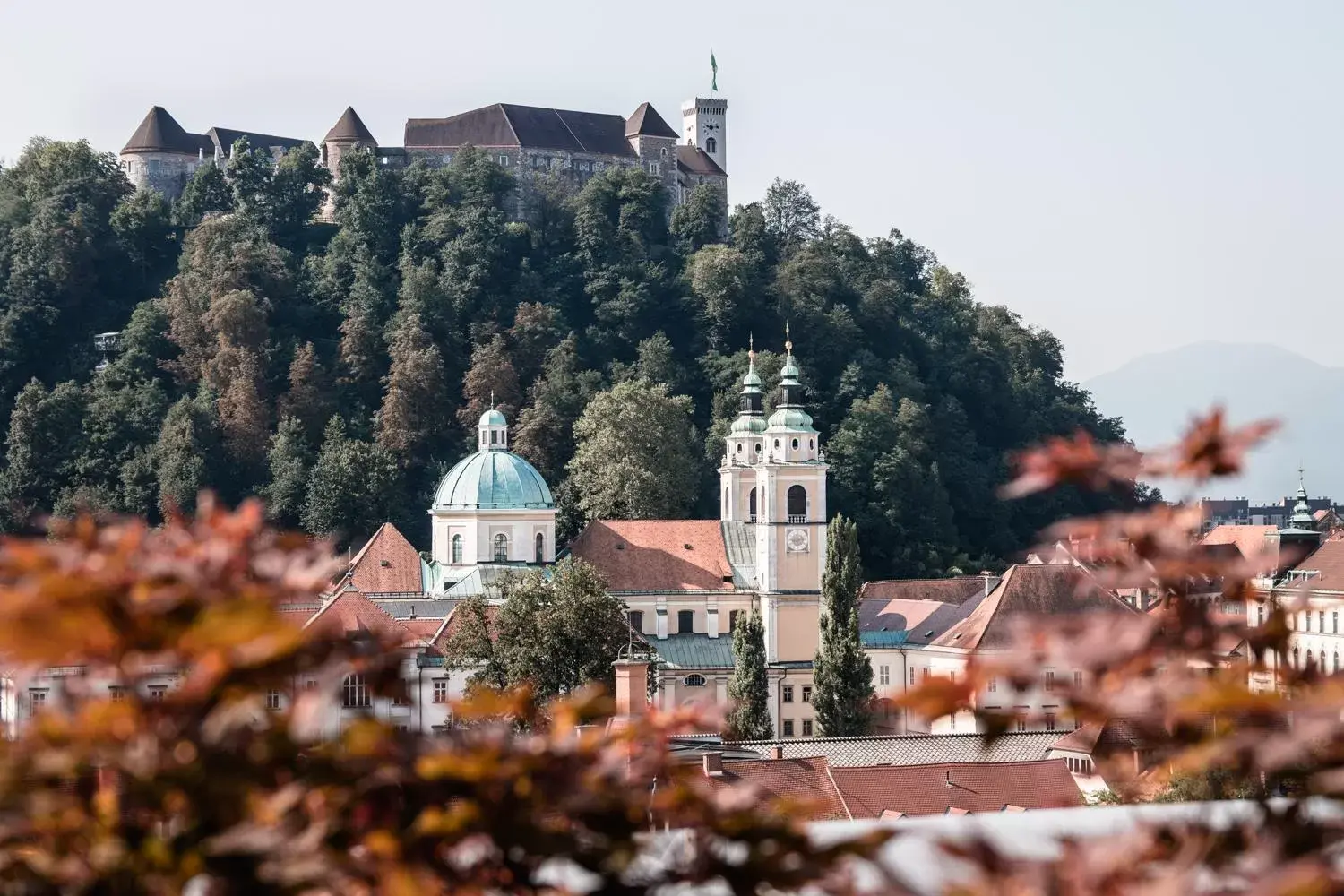 View (from property/room), Bird's-eye View in City Hotel Ljubljana