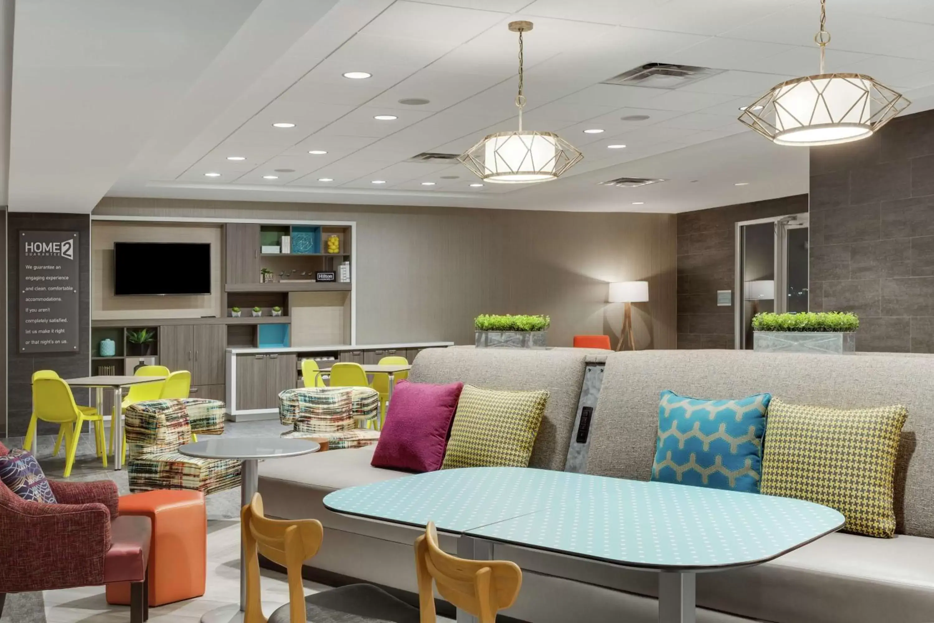Lobby or reception in Home2 Suites By Hilton Clermont Lobby or reception in Home2 Suites By Hilton Clermont