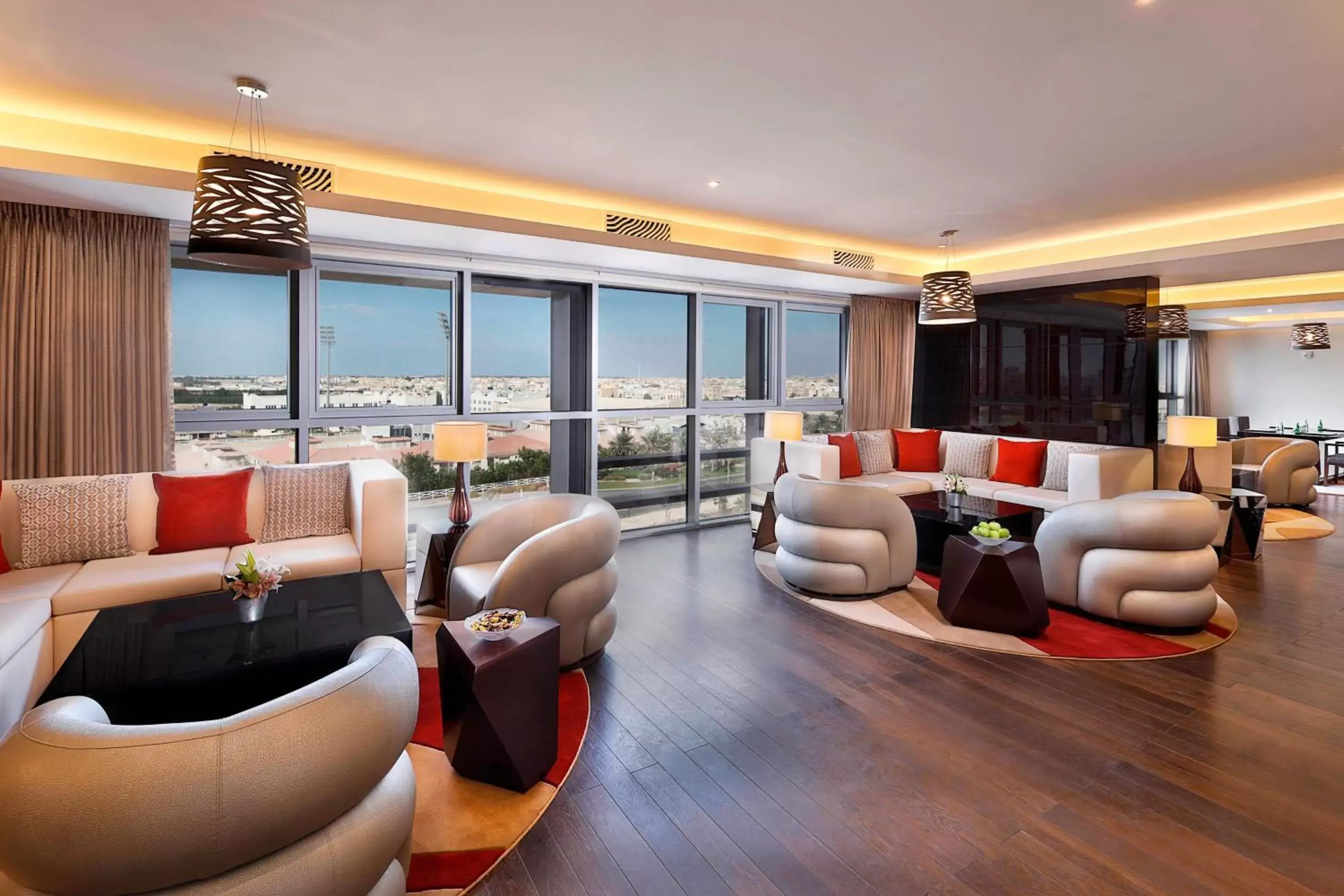 Lounge or bar, Seating Area in Marriott Hotel Al Forsan, Abu Dhabi