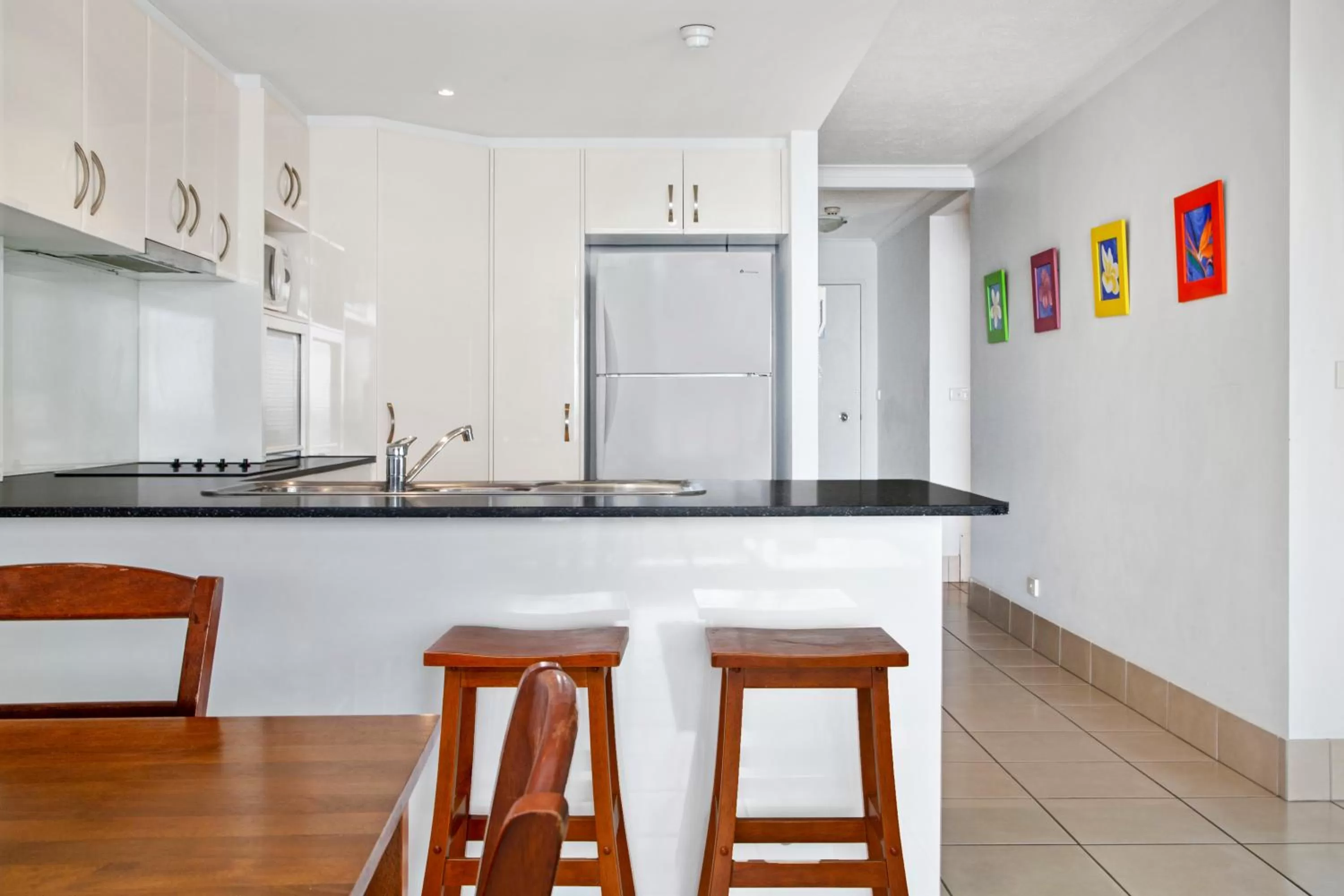 Kitchen or kitchenette in Foreshore Beachfront Apartments
