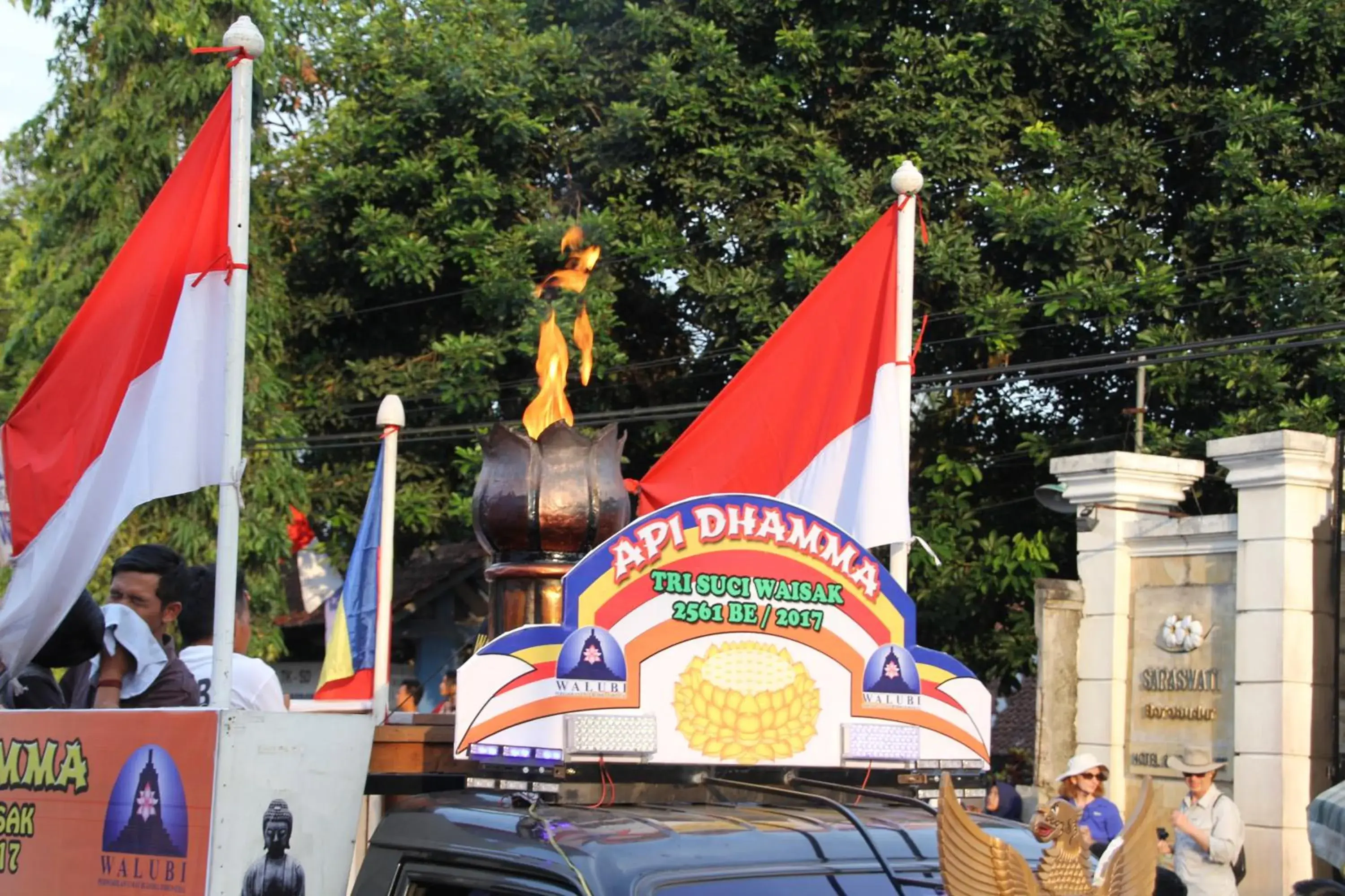 Nearby landmark in Sarasvati Borobudur