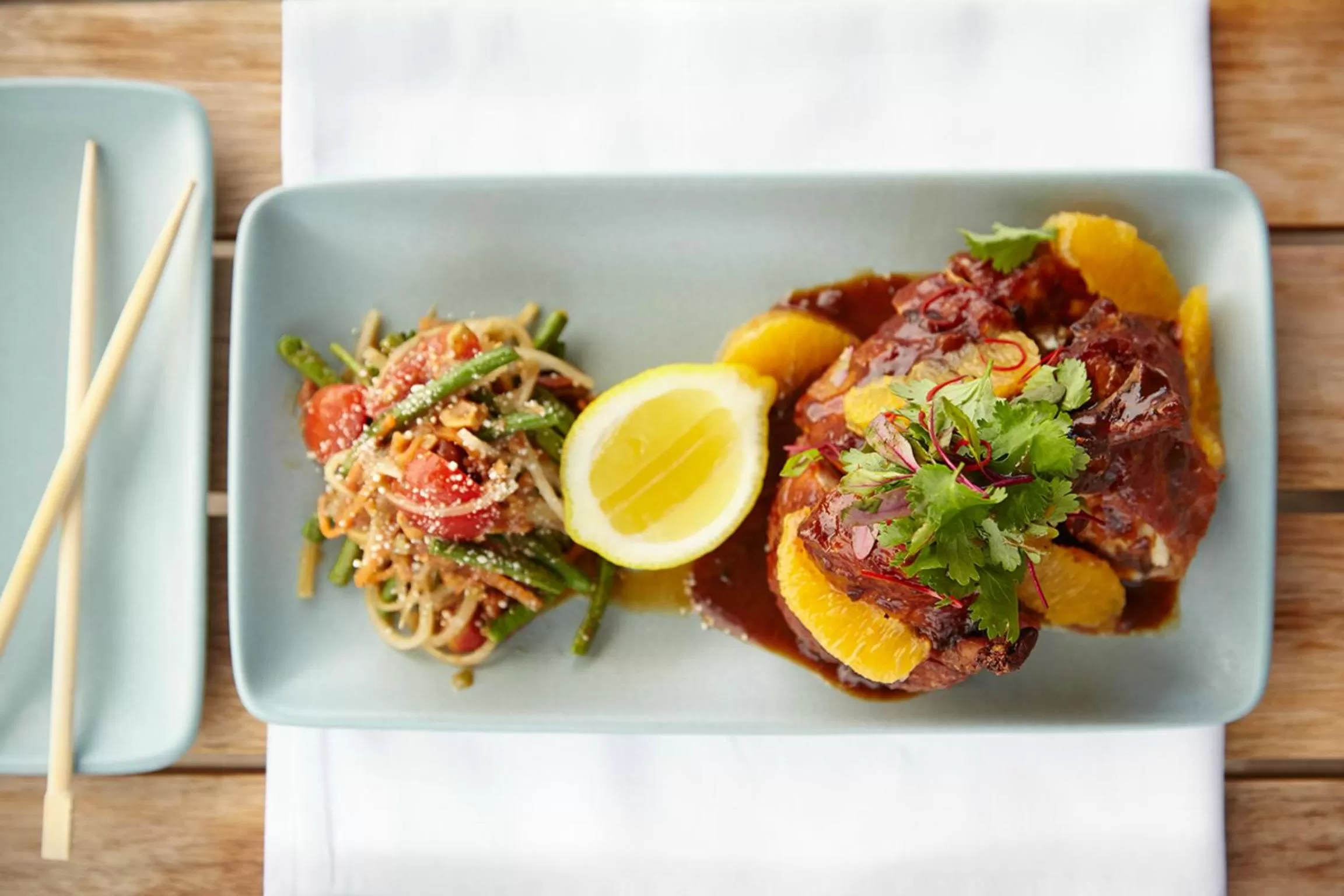 Food close-up in The Island House