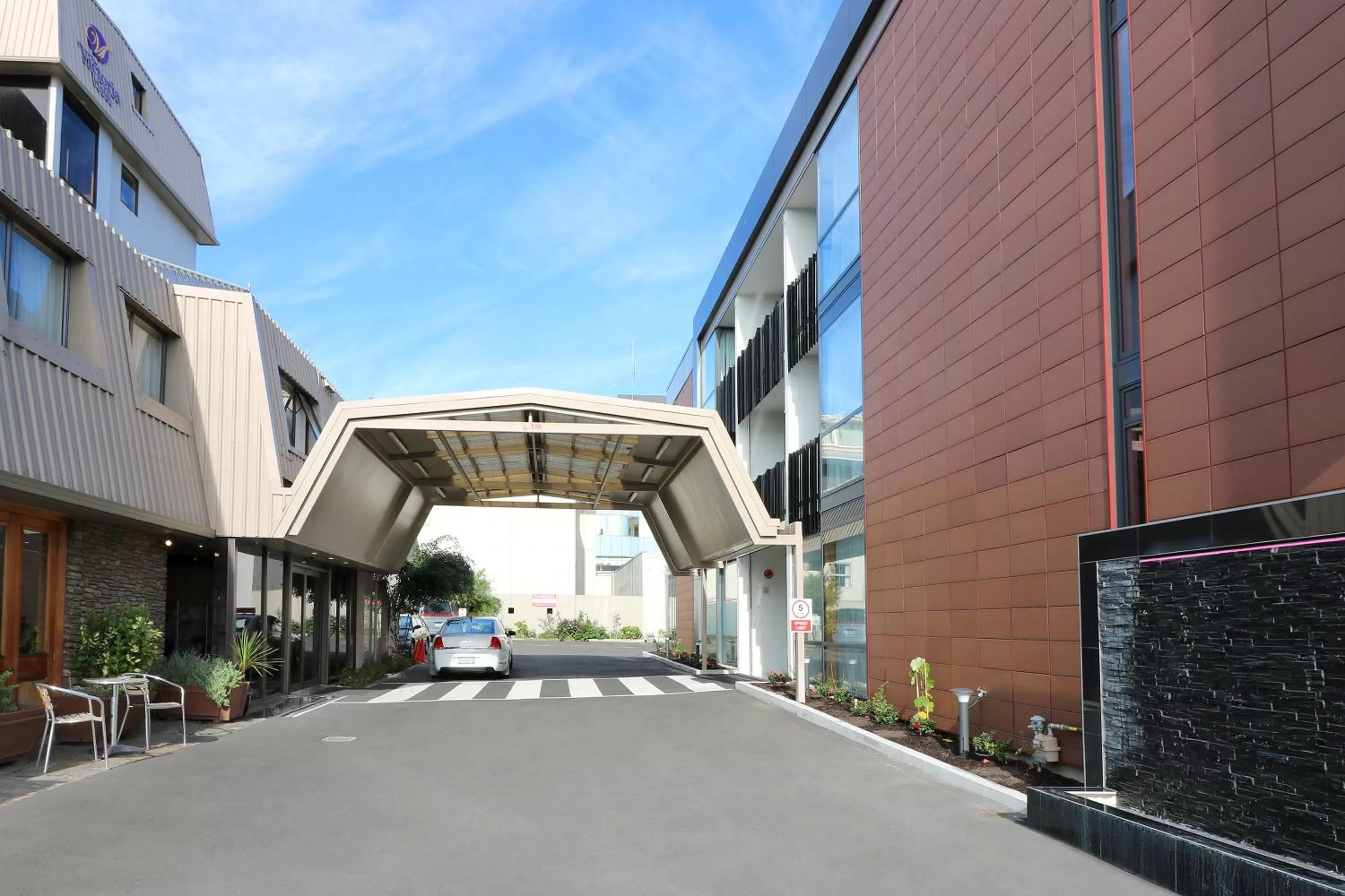 Garden in The Victoria Hotel Dunedin