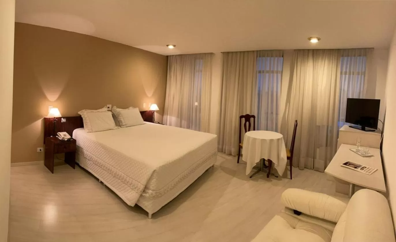 Bed in Pampas Palace Hotel