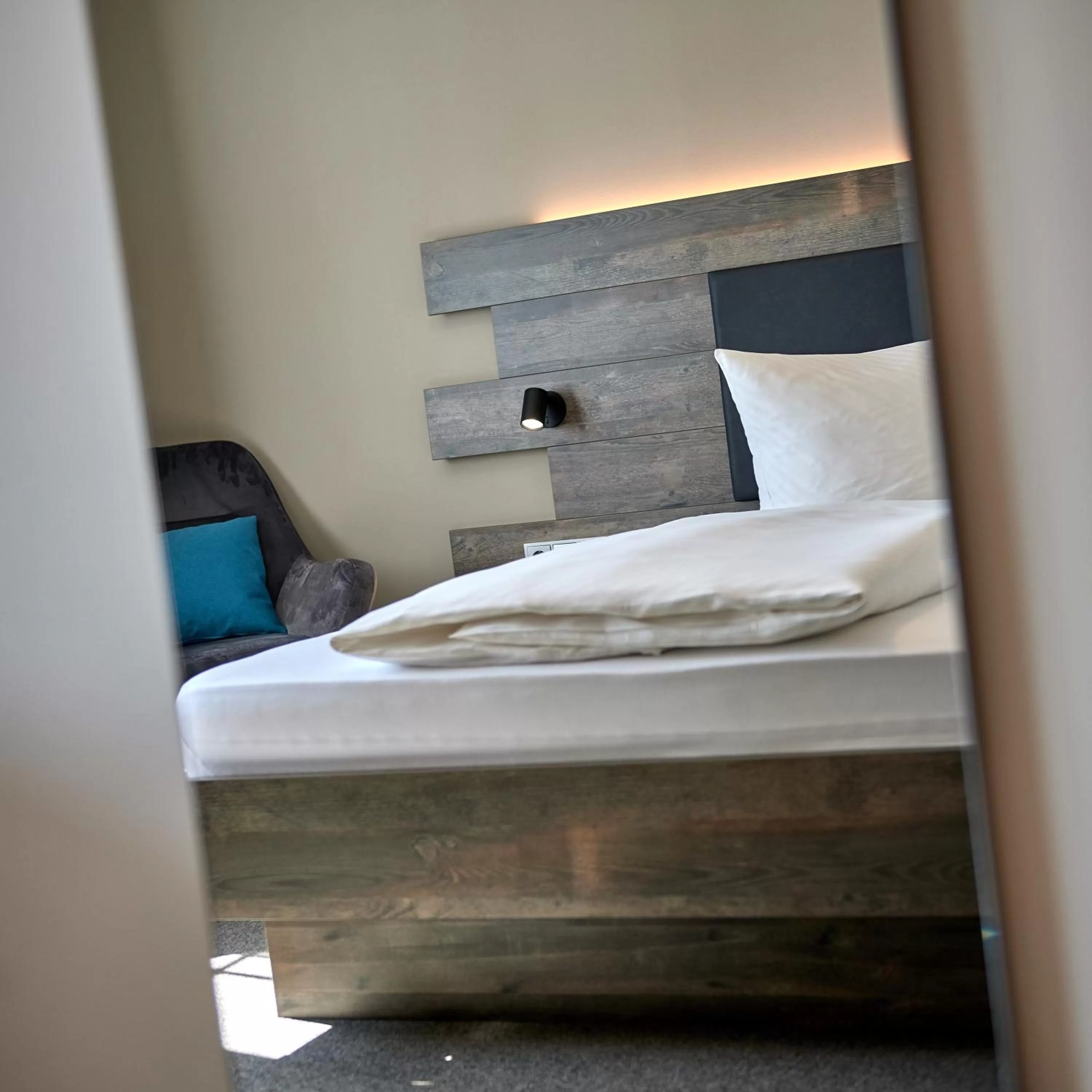 Decorative detail, Bed in Hotel Pfeffermühle