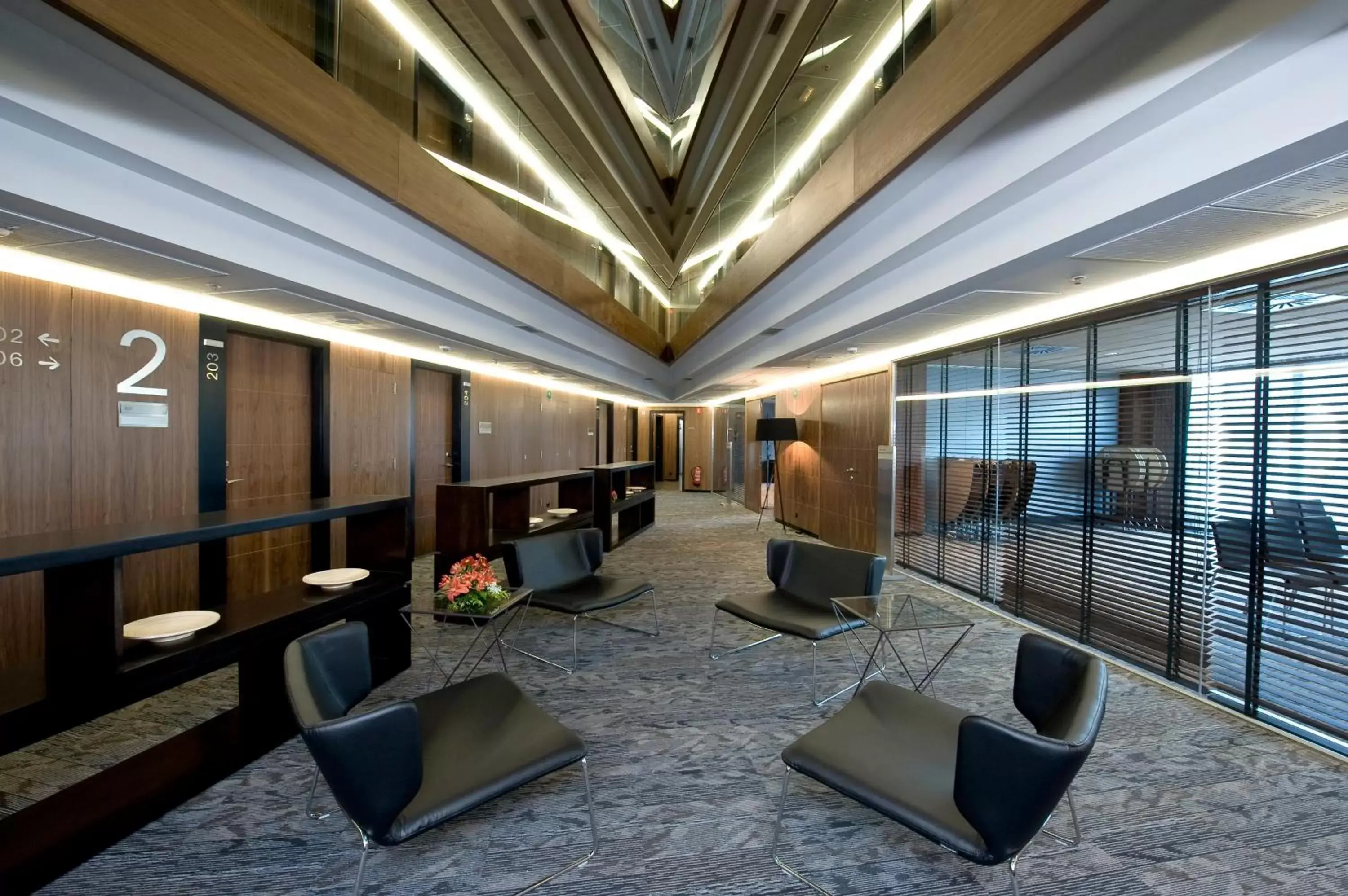 Lobby or reception in Hotel Badalona Tower