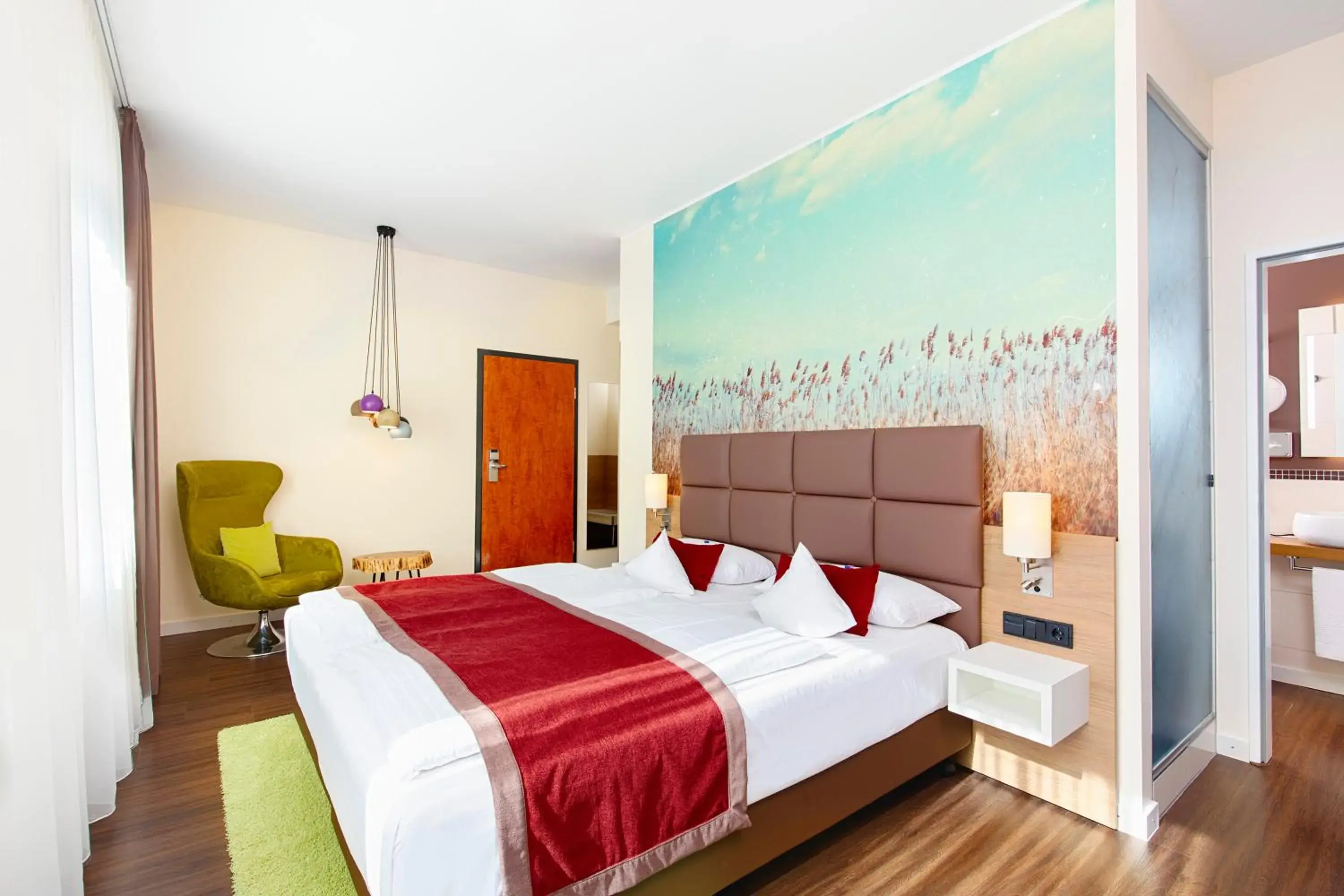 Decorative detail, Bed in Best Western Hotel Hohenzollern