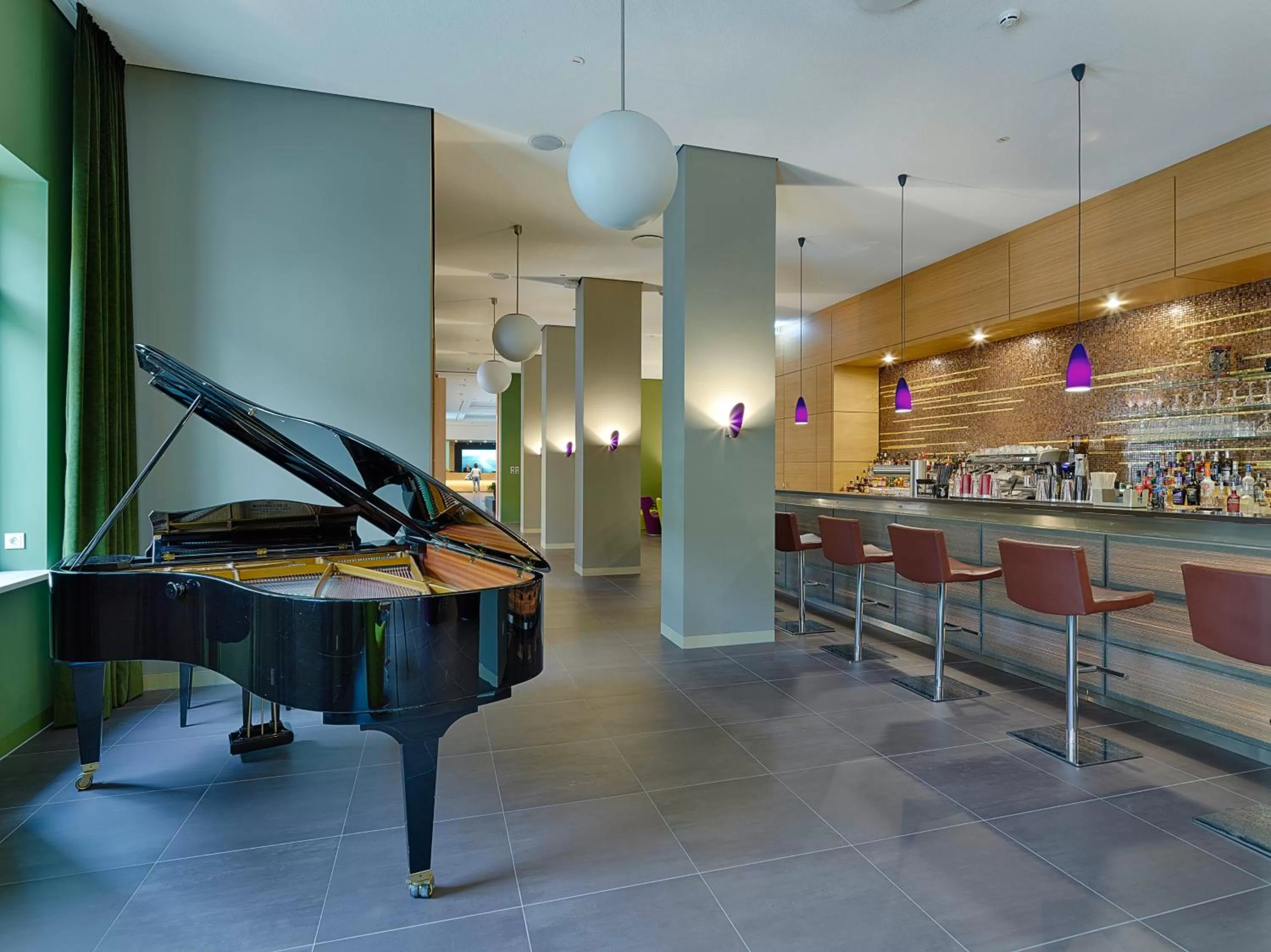 Lounge or bar in Hotel Elbresidenz an der Therme