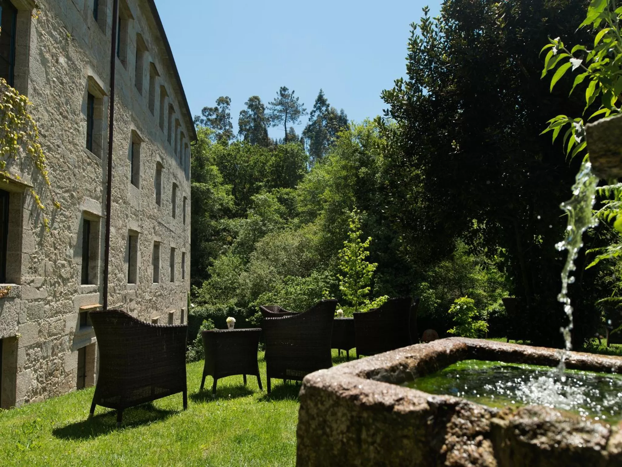 Garden in A Quinta Da Auga Hotel Spa Relais & Chateaux