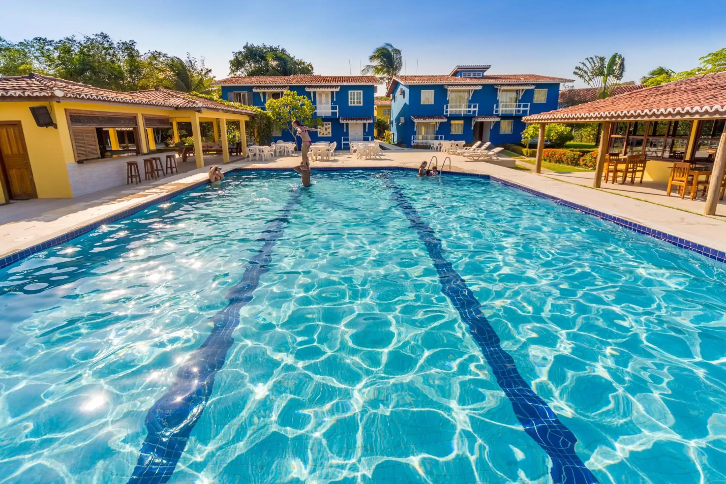Swimming pool in Atlantida Park Hotel