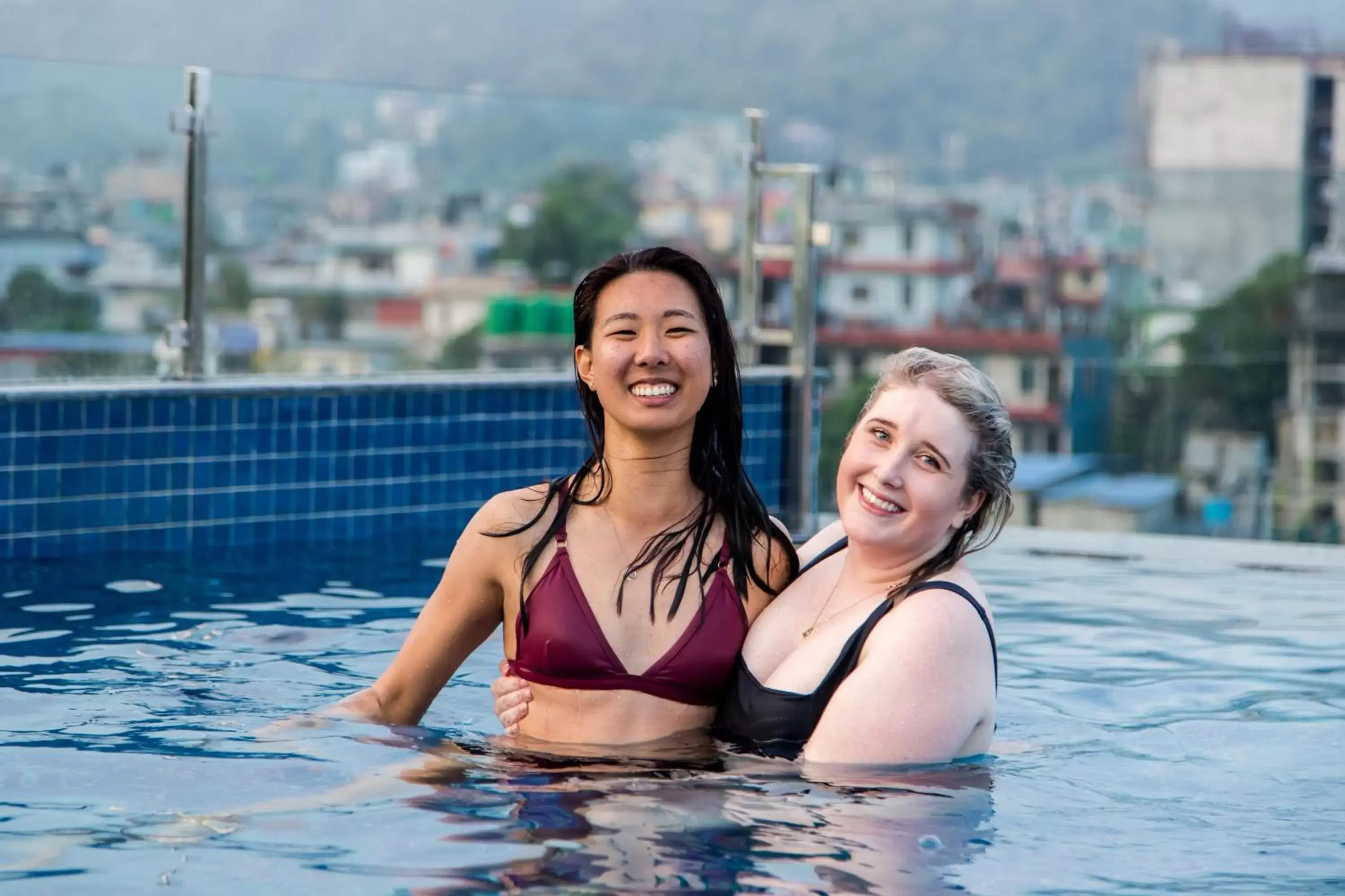 People, Swimming Pool in Dahlia Boutique Hotel