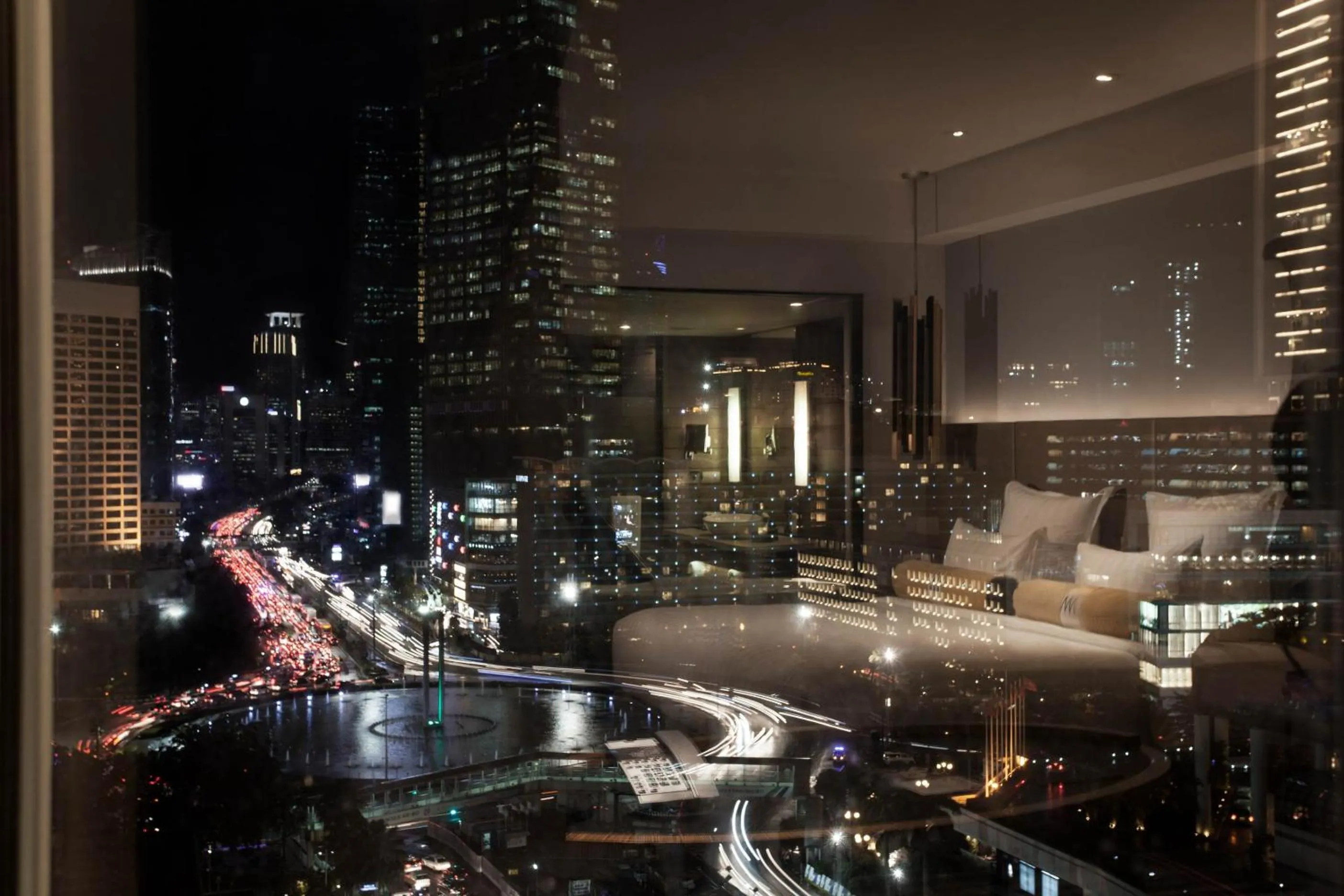 City view in Pullman Jakarta Indonesia