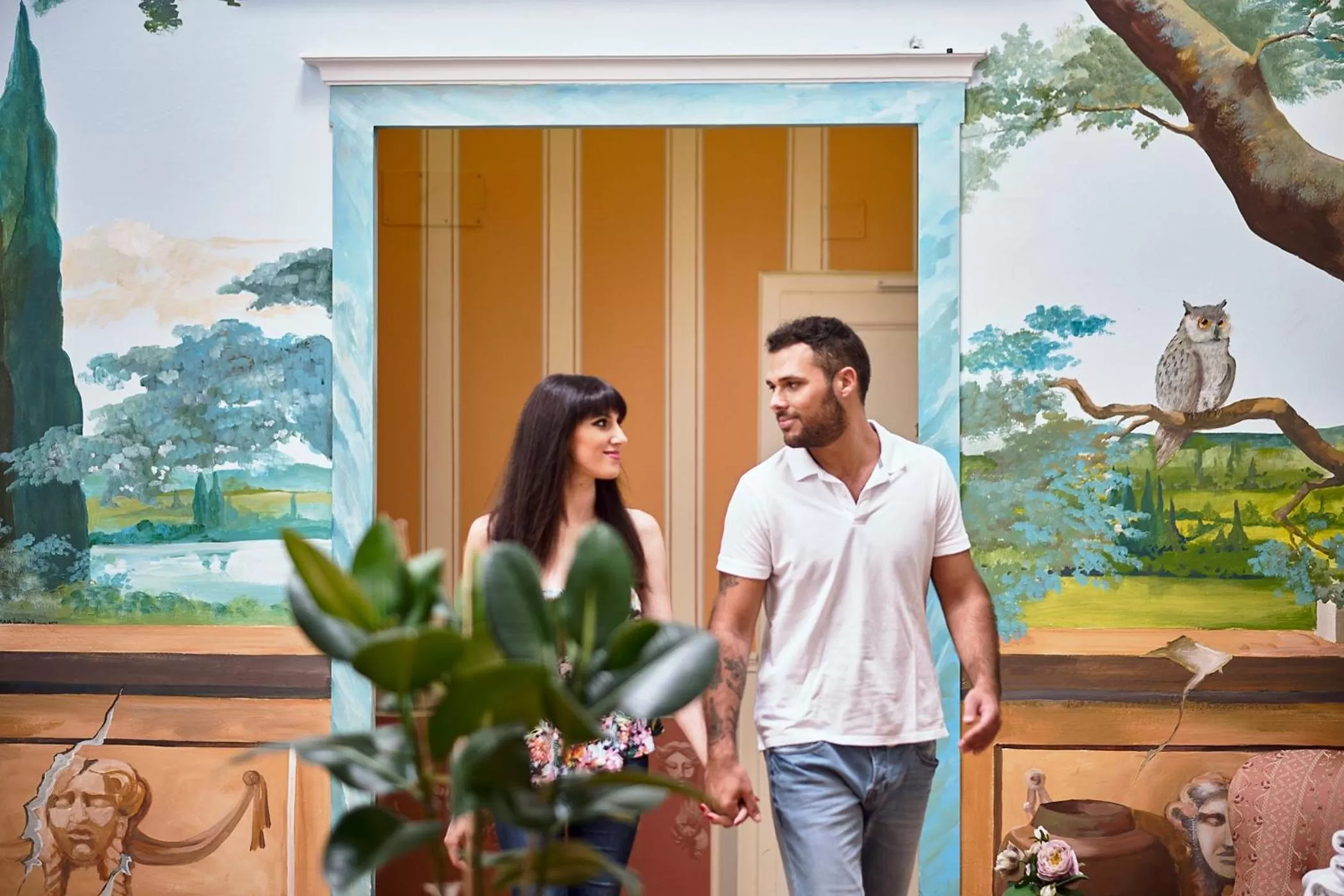 Lobby or reception in Albergo Chiusarelli