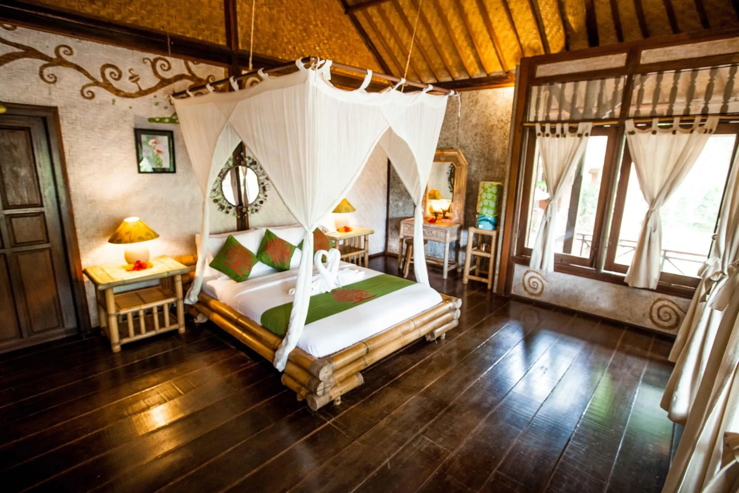 Photo of the whole room, Bed in Swasti Eco Cottages