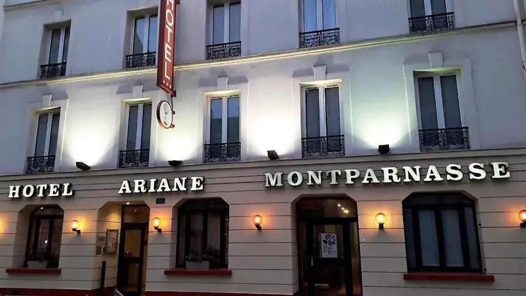 Facade/entrance, Property Building in Hotel Ariane Montparnasse by Patrick Hayat