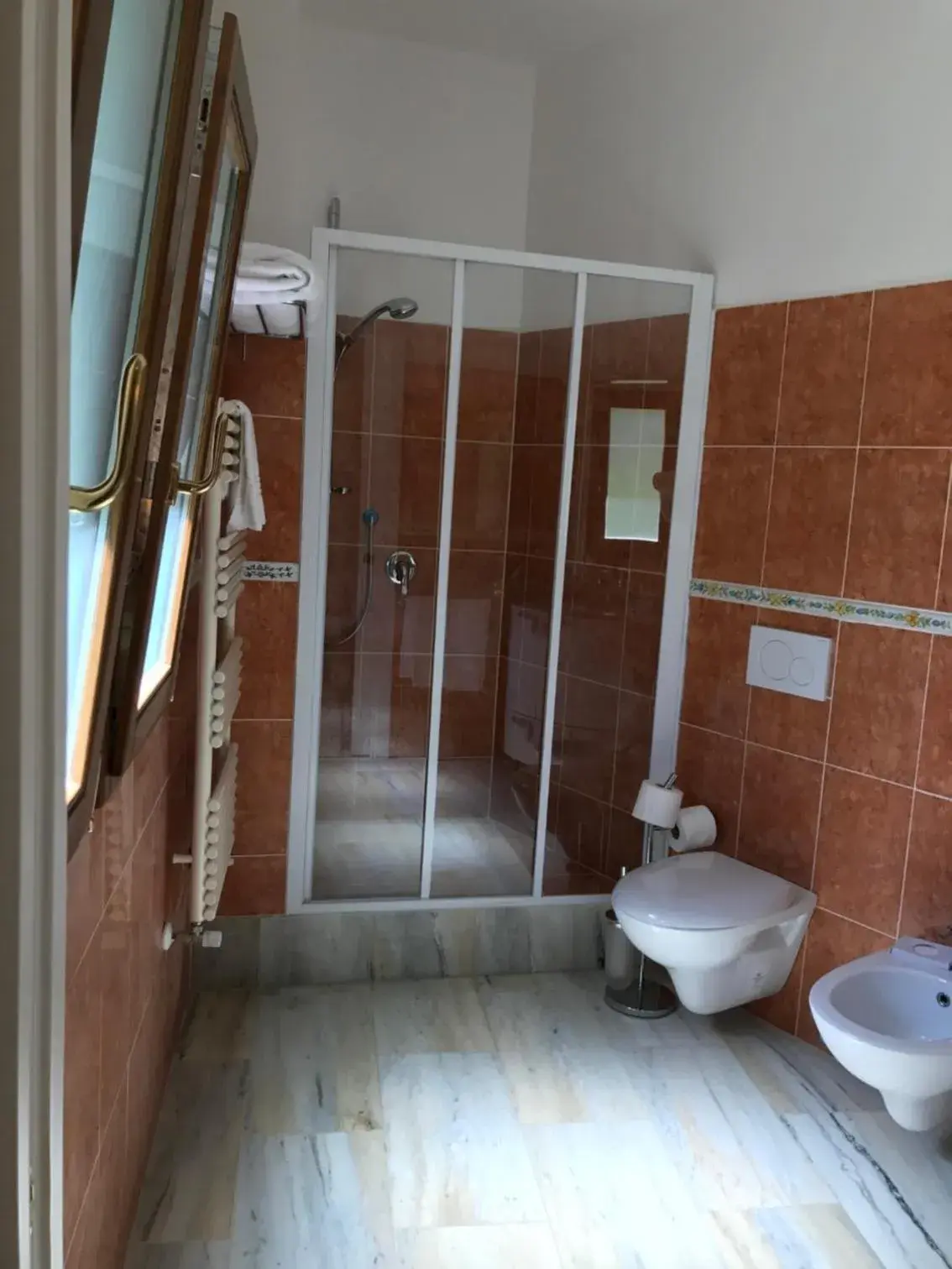 Shower, Bathroom in Relais La Corte di Cloris