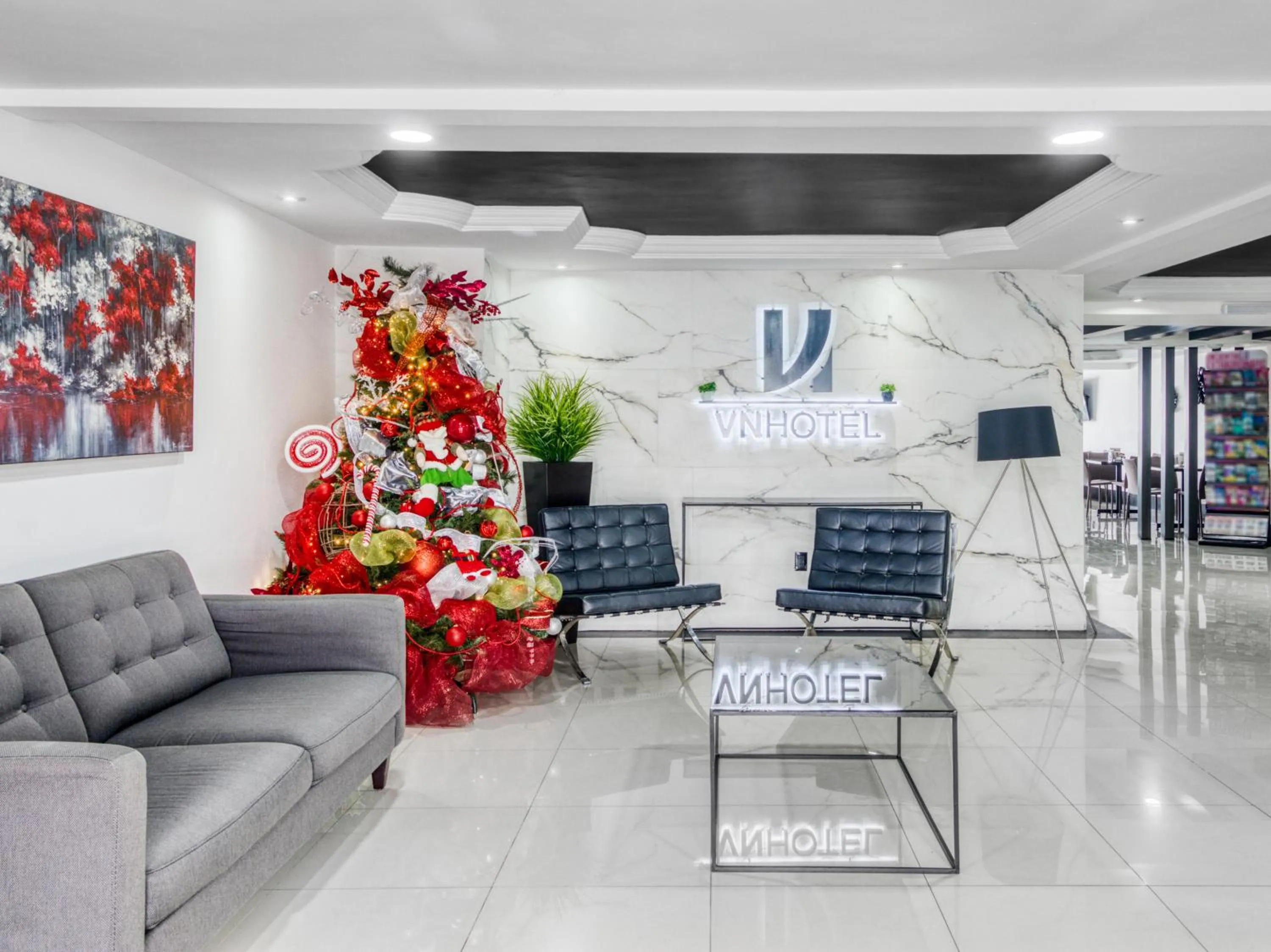 Seating area in VN Hotel