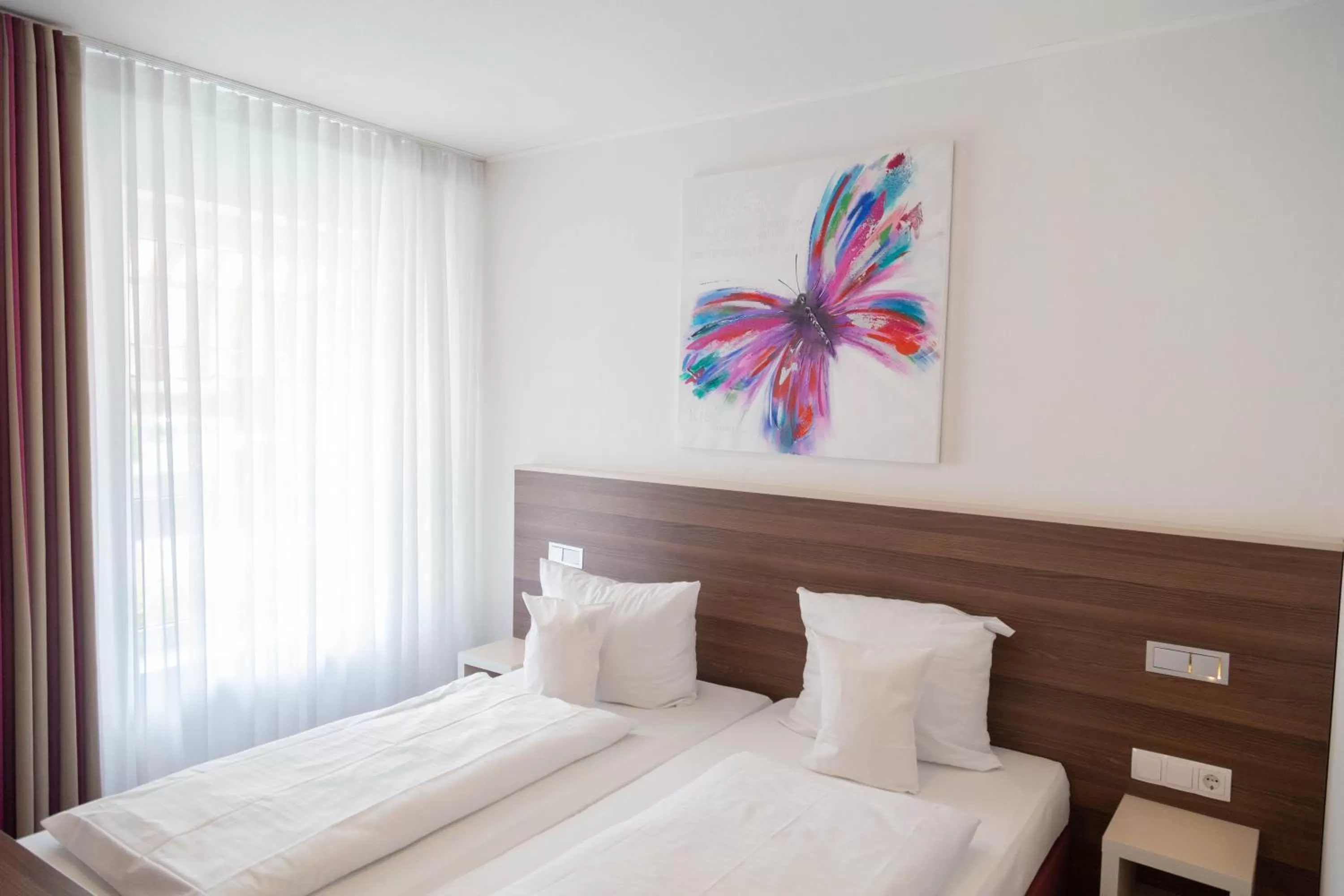 Bed in Das Ebertor - Hotel & Hostel