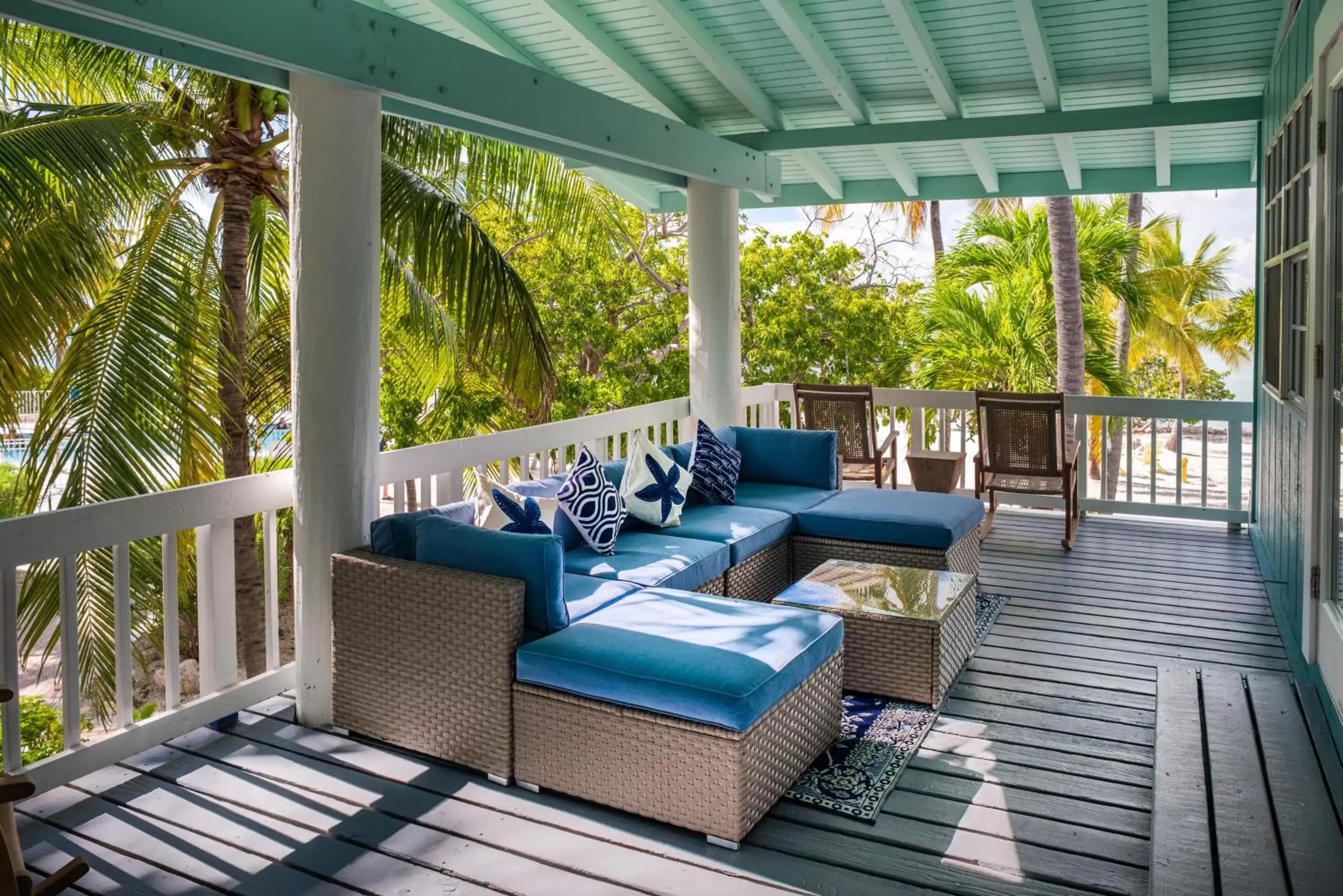 Patio in Lime Tree Bay Resort