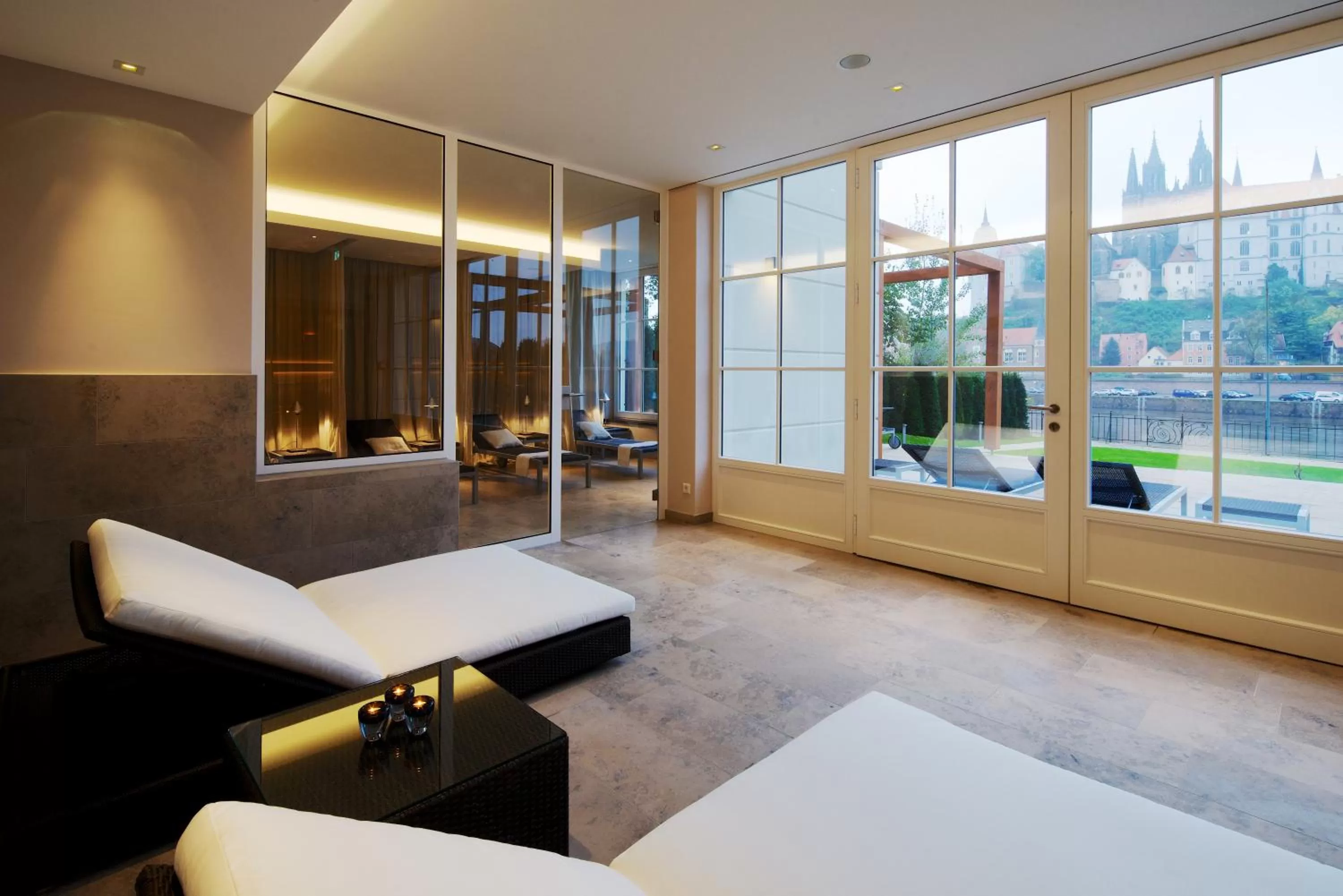 Sauna in Dorint Parkhotel Meißen