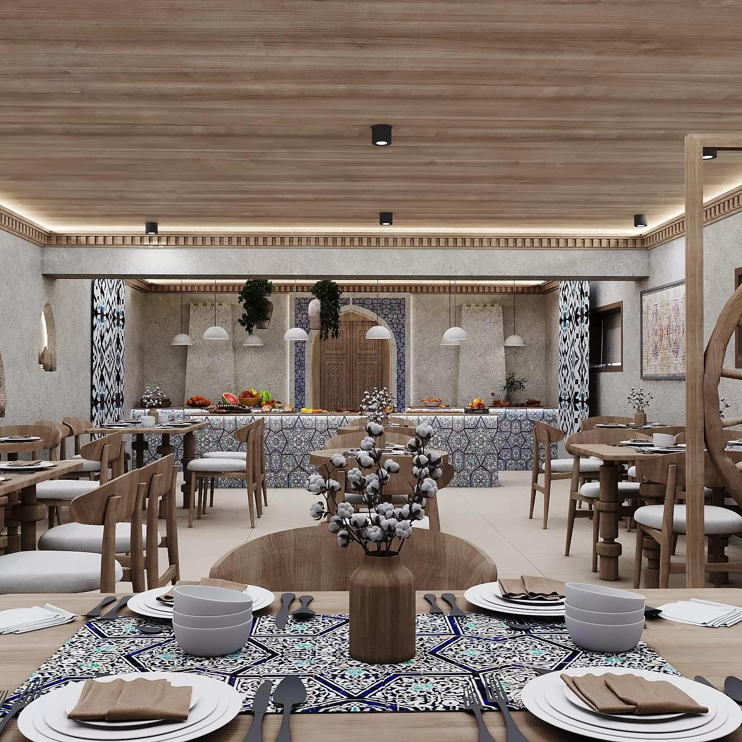 Restaurant/Places to Eat in Khans Palace Hotel