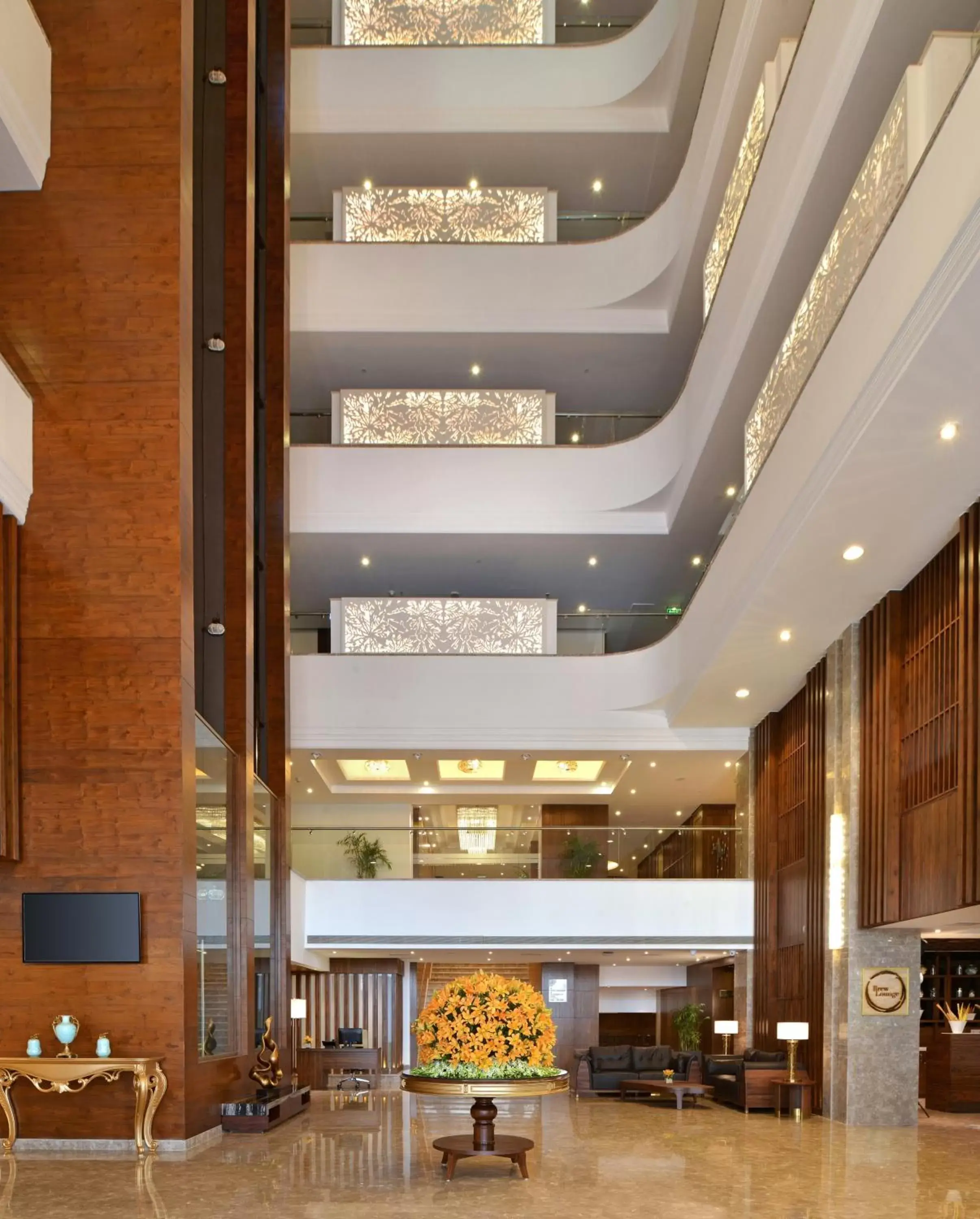 Lobby or reception in Radisson Chandigarh Zirakpur