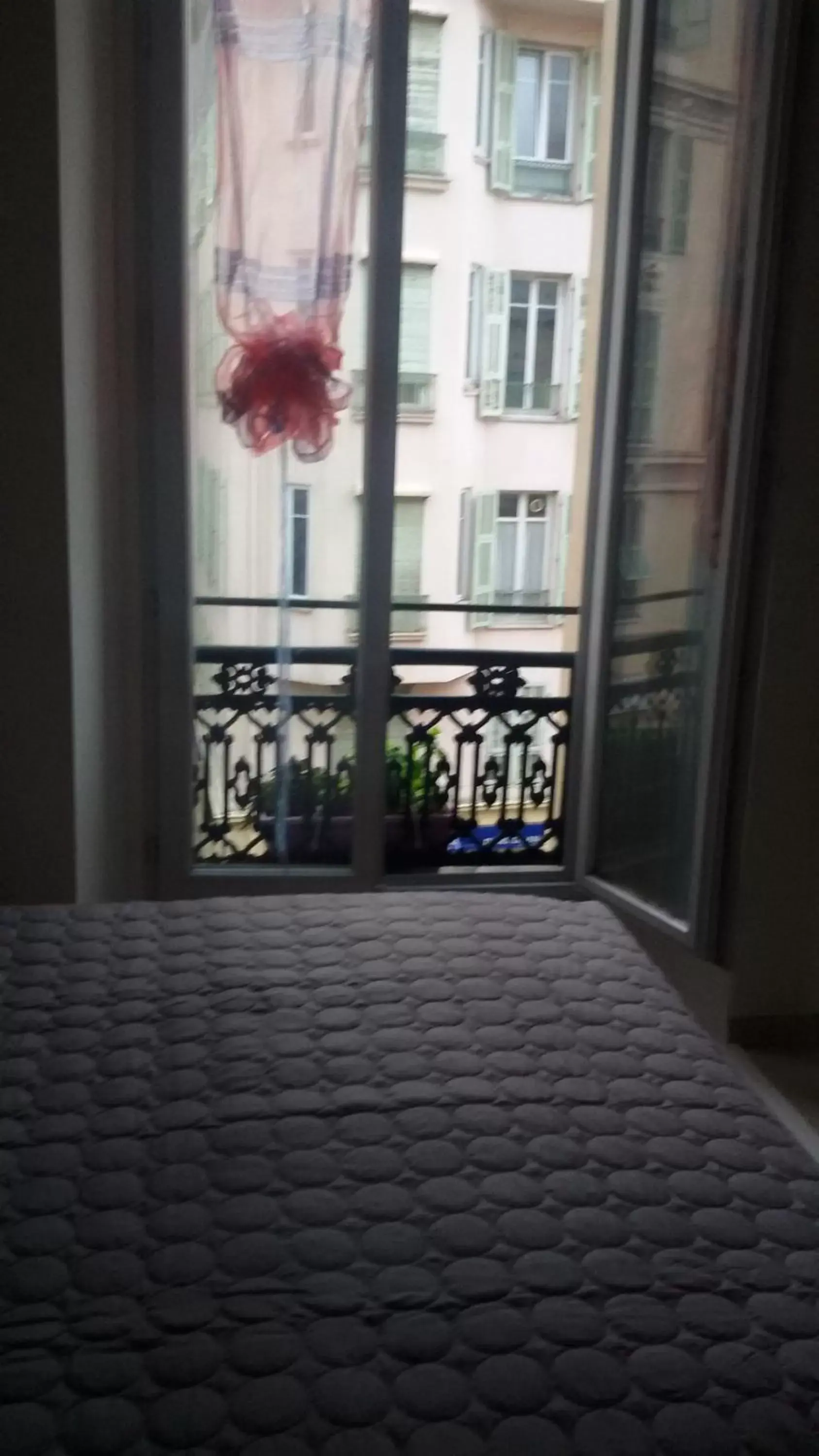 Bedroom, Balcony/Terrace in Breakfast at Sophy's
