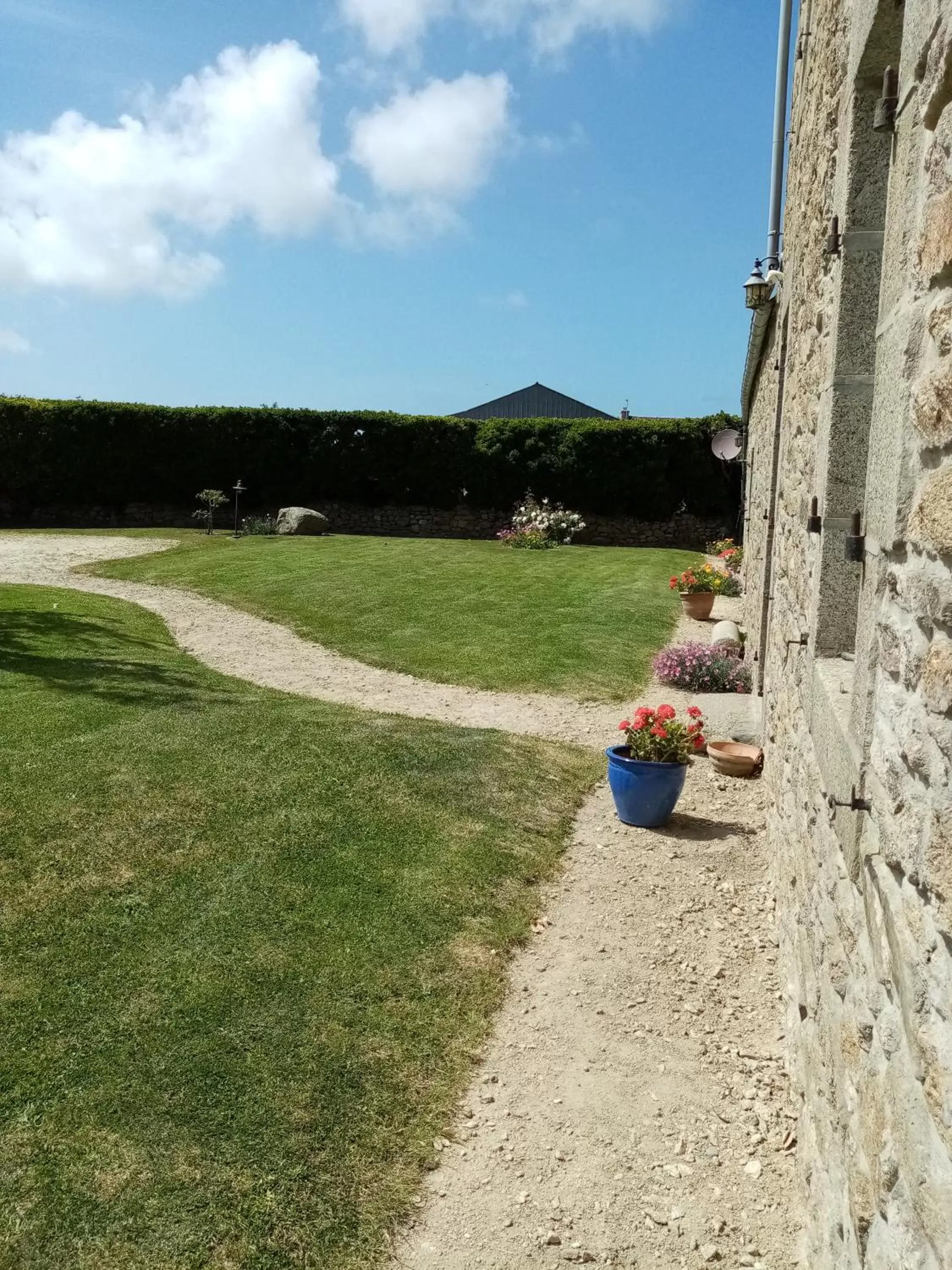 Inner courtyard view in Oudoty