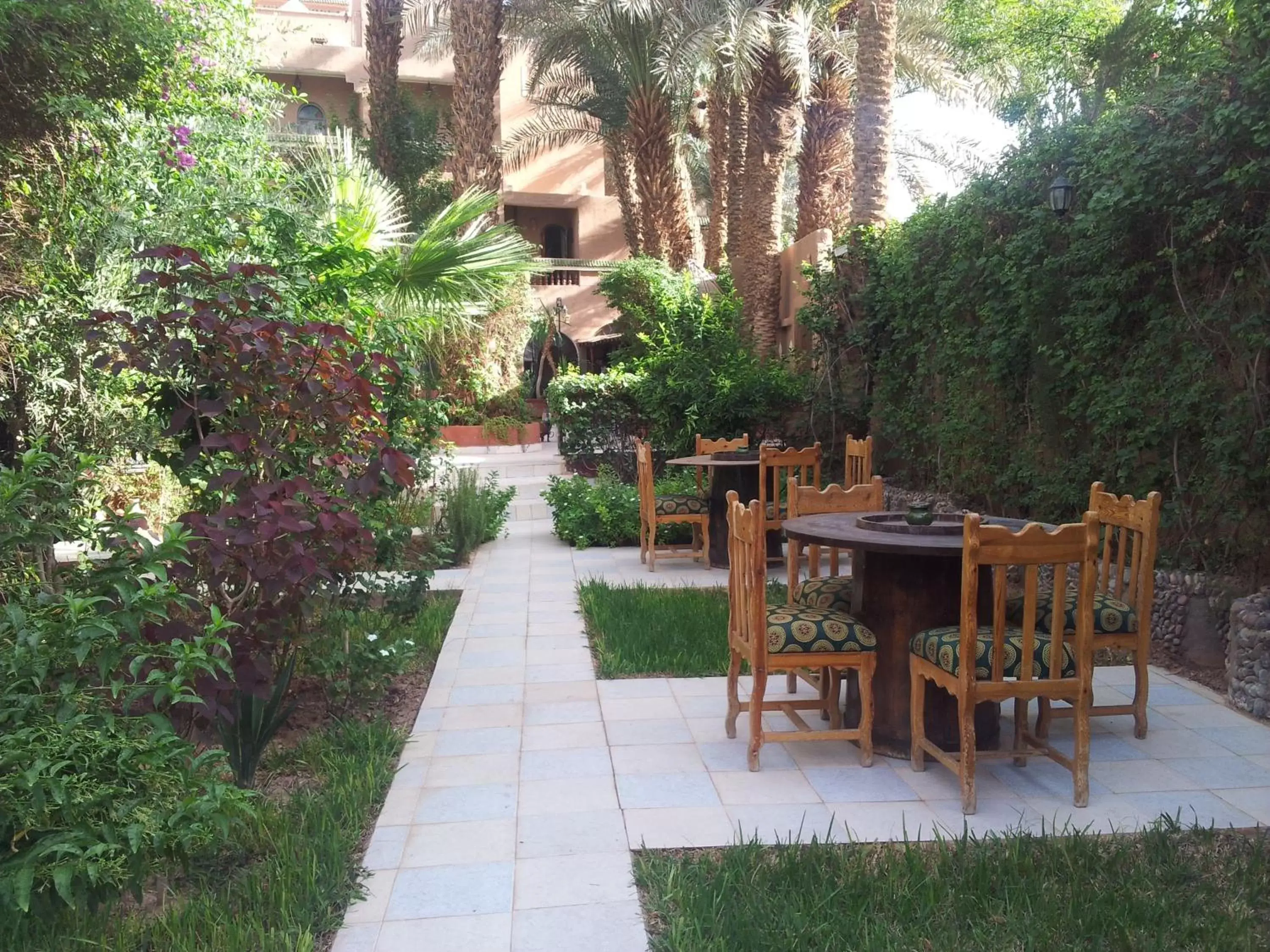 Garden in Kasbah Sirocco