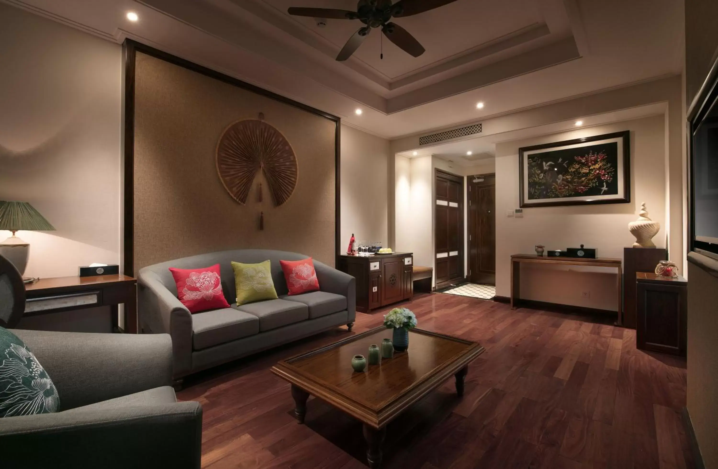 Living room in Ninh Binh Hidden Charm Hotel & Resort Living room in Ninh Binh Hidden Charm Hotel & Resort