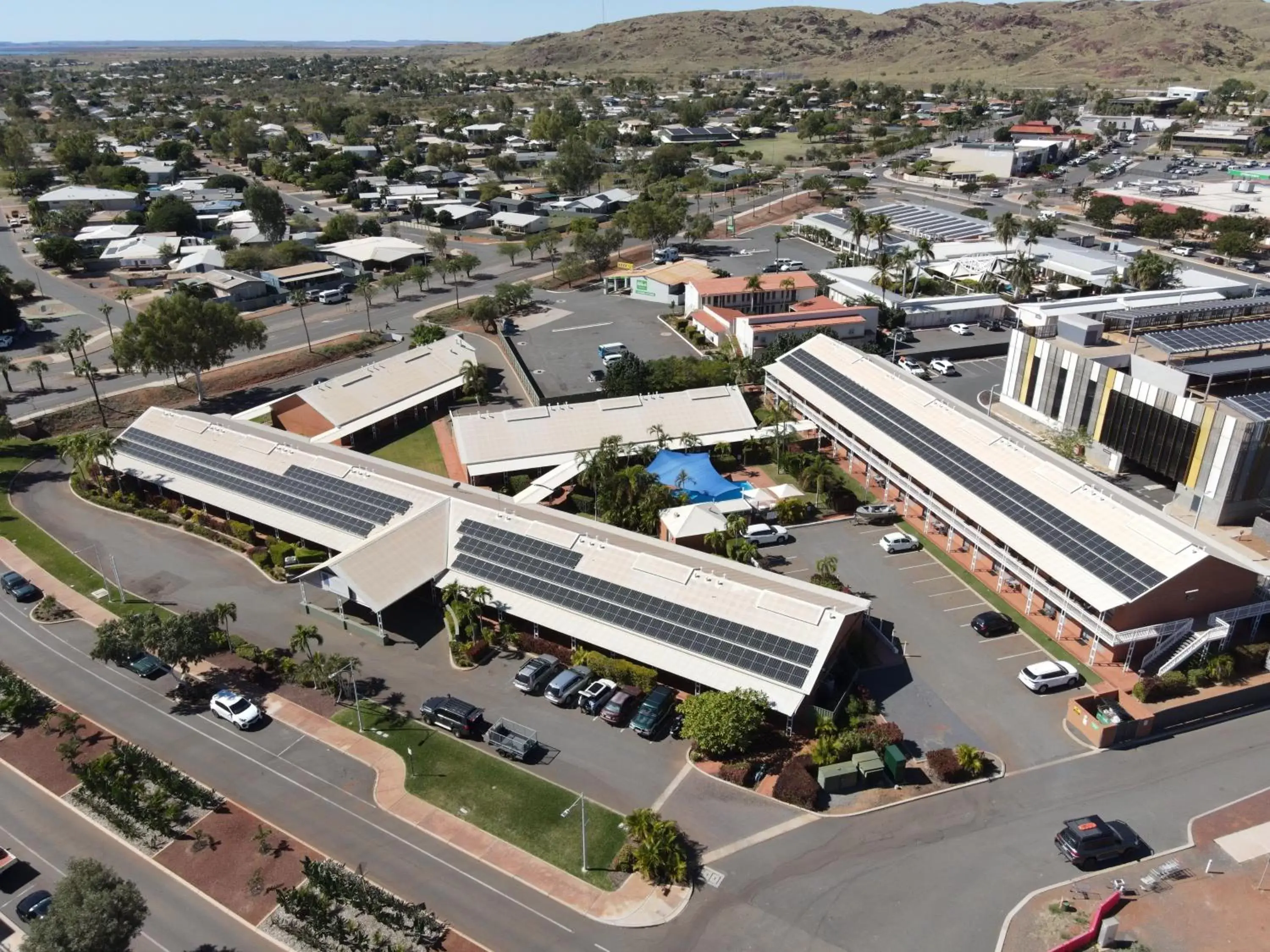 Neighbourhood, Bird's-eye View in Karratha Central Apartments