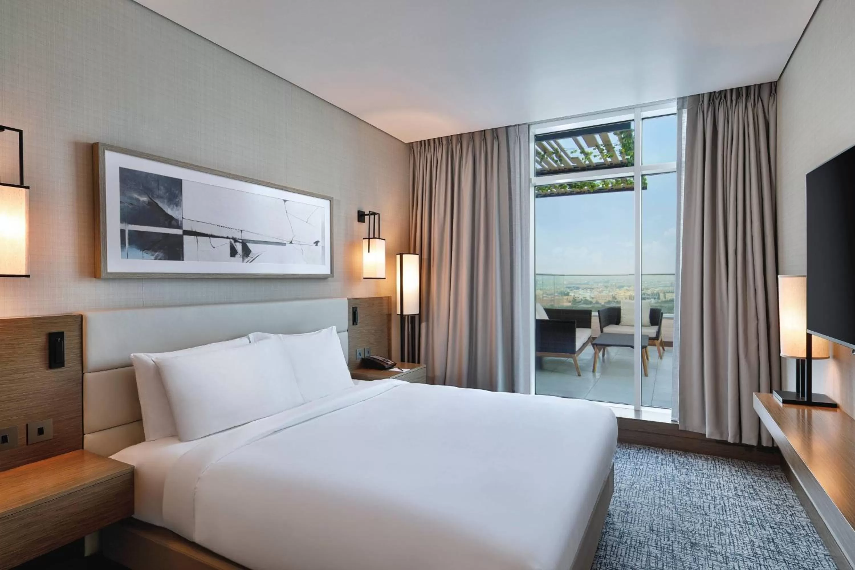 Bedroom, Bed in Courtyard by Marriott Riyadh Northern Ring Road