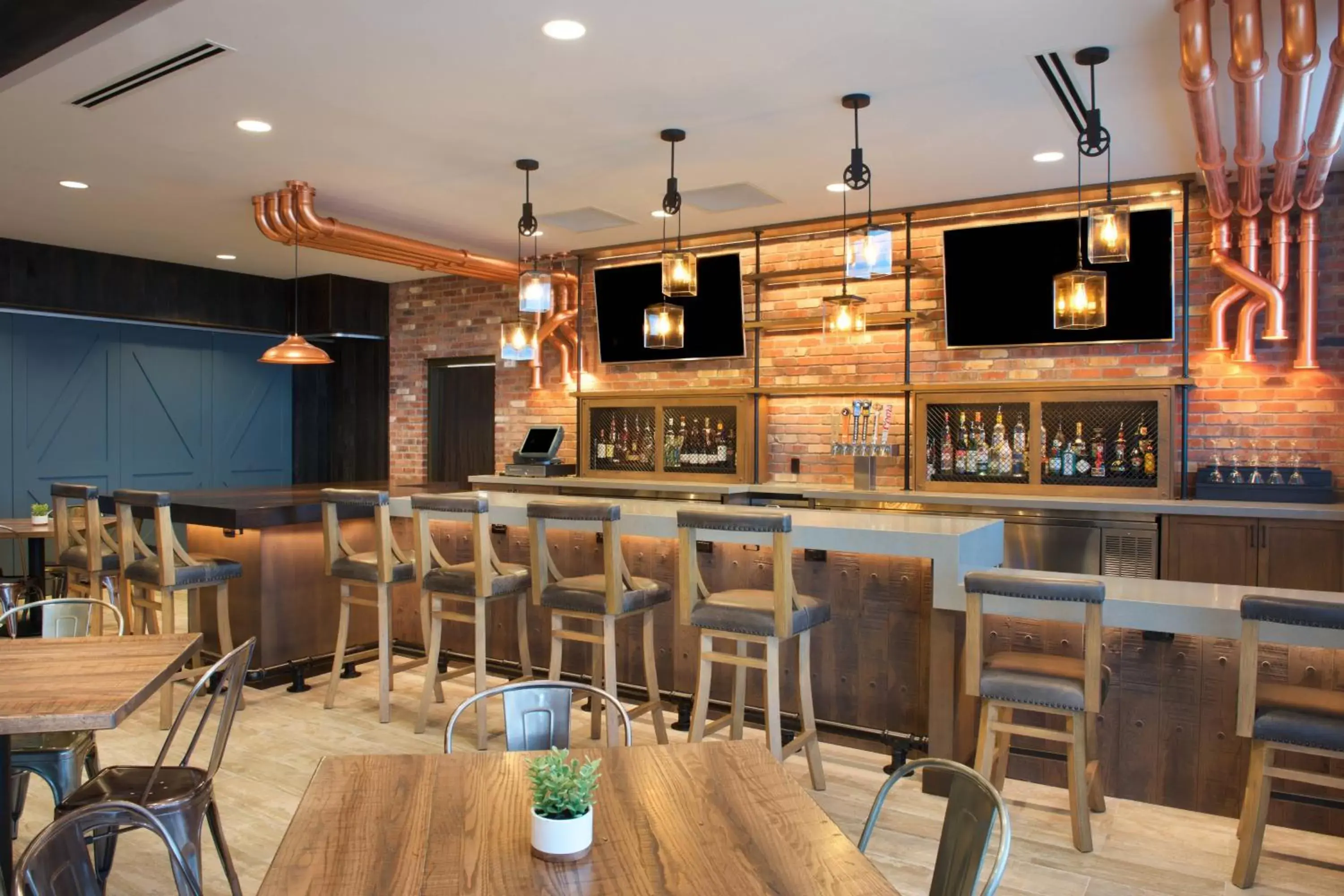 Lobby or reception, Lounge/Bar in SpringHill Suites by Marriott Bend