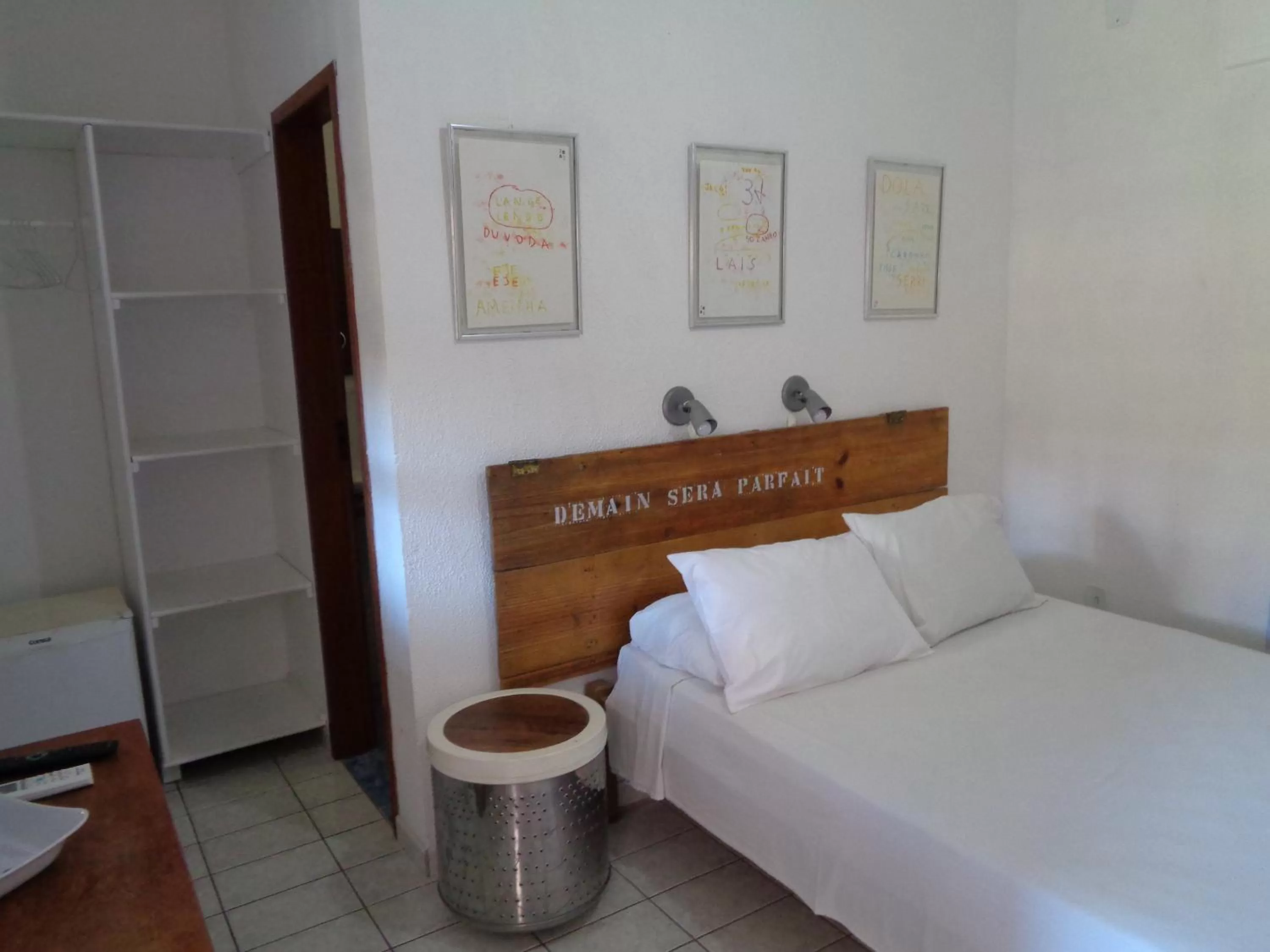 Bed in Pousada Barcarola