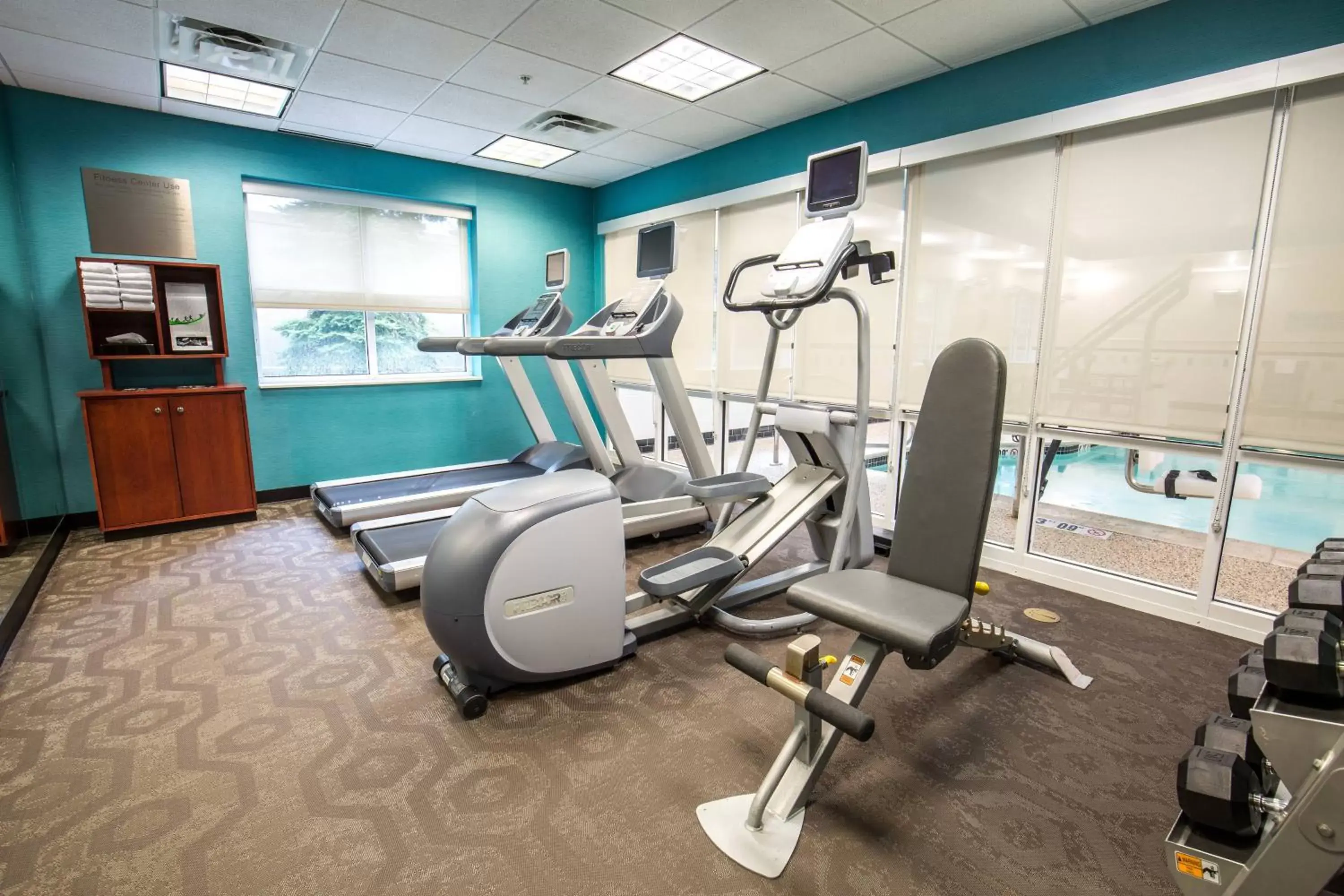 Fitness centre/facilities, Fitness Center/Facilities in Fairfield Inn and Suites by Marriott Portsmouth Exeter