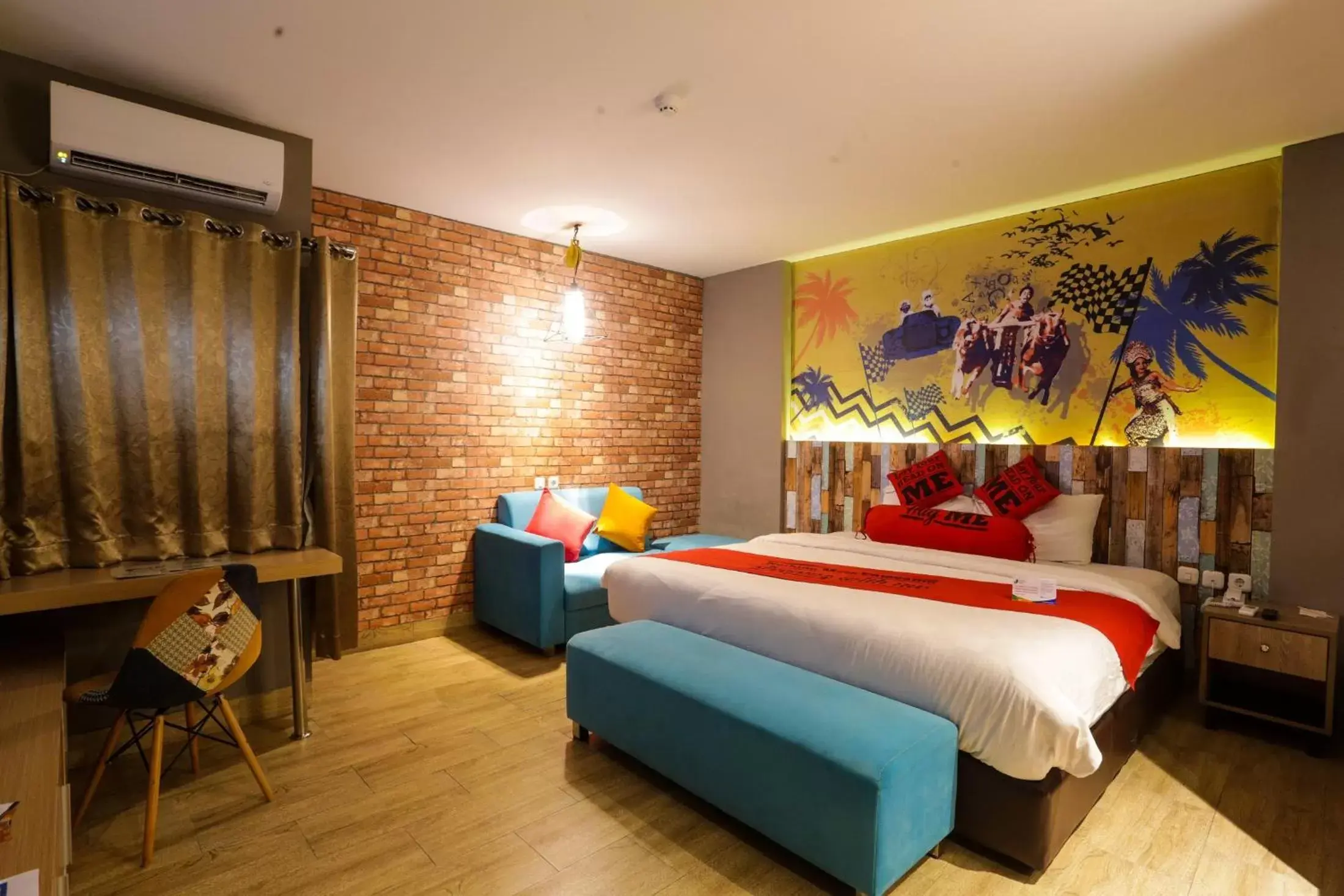 Bed in Meotel Purwokerto