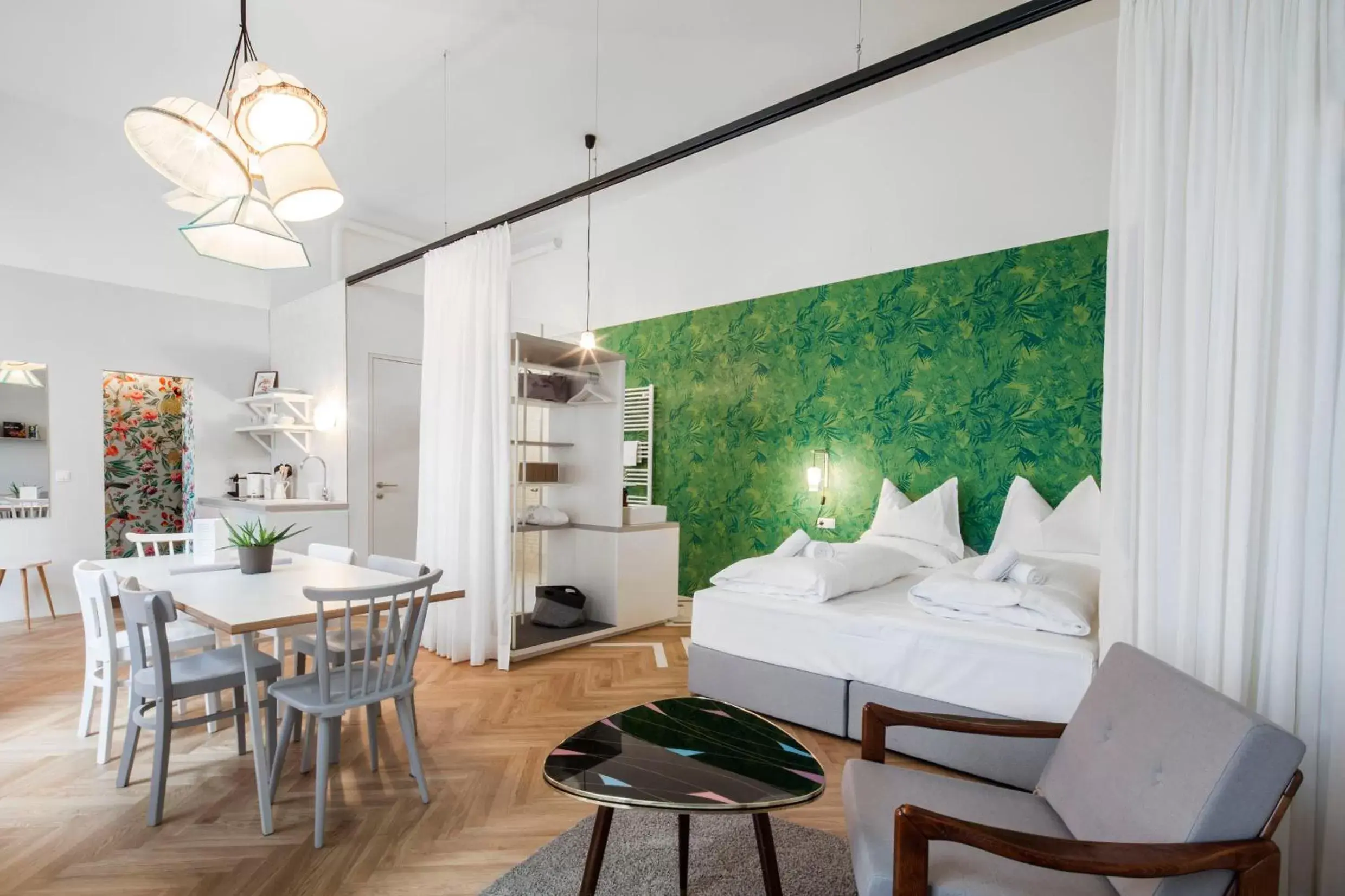 Living room in grätzlhotel Karmelitermarkt Living room in grätzlhotel Karmelitermarkt