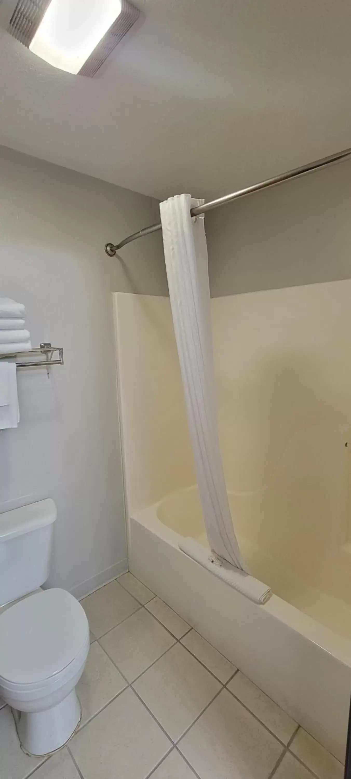 Bathroom in Quality Inn & Suites Salina National Forest Area Bathroom in Quality Inn & Suites Salina National Forest Area